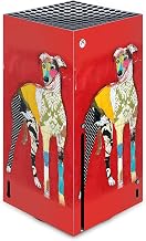 Head Case Designs Officially Licensed Michel Keck Greyhound Art Mix Vinyl Sticker Gaming Skin Case Cover Compatible with Xbox Series X Console