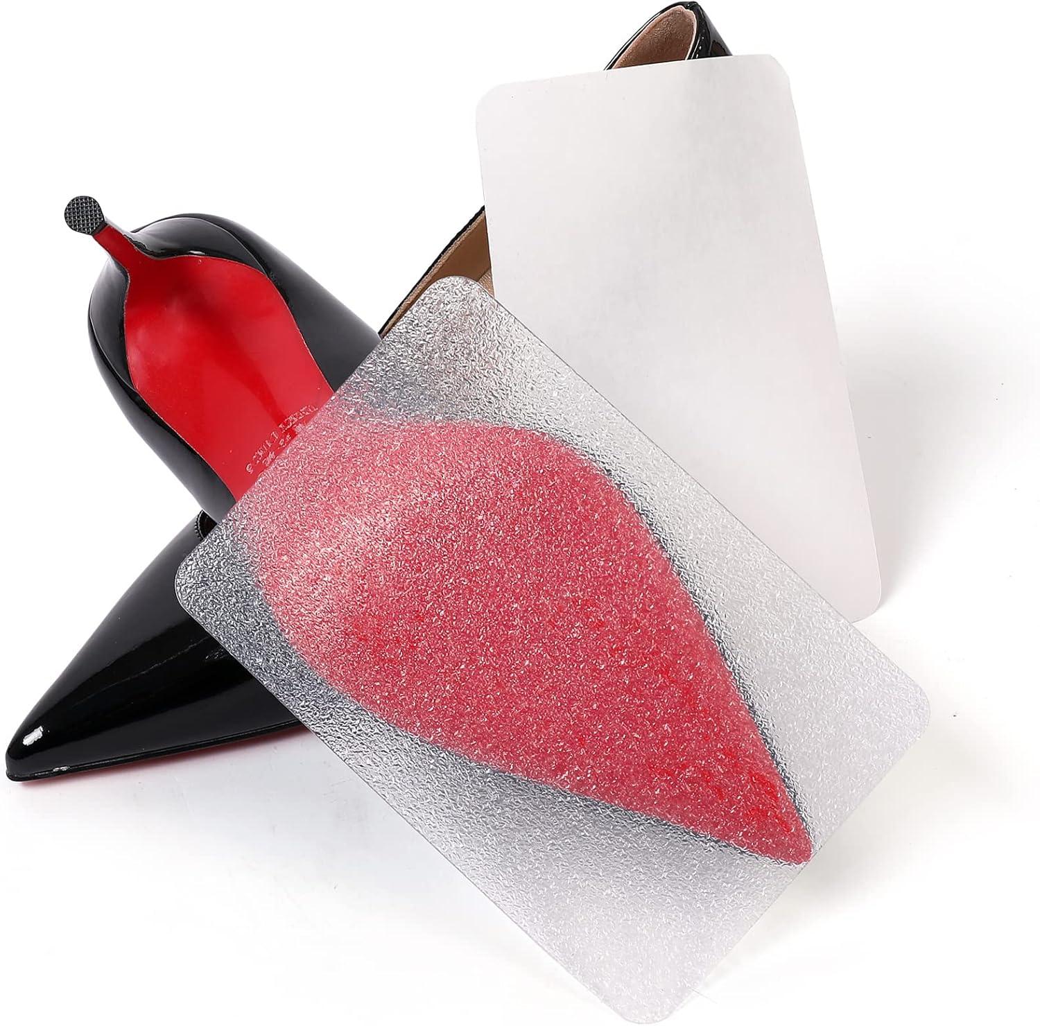 Ashoesert Sole Protector and Red Bottom Protectors,Crystal