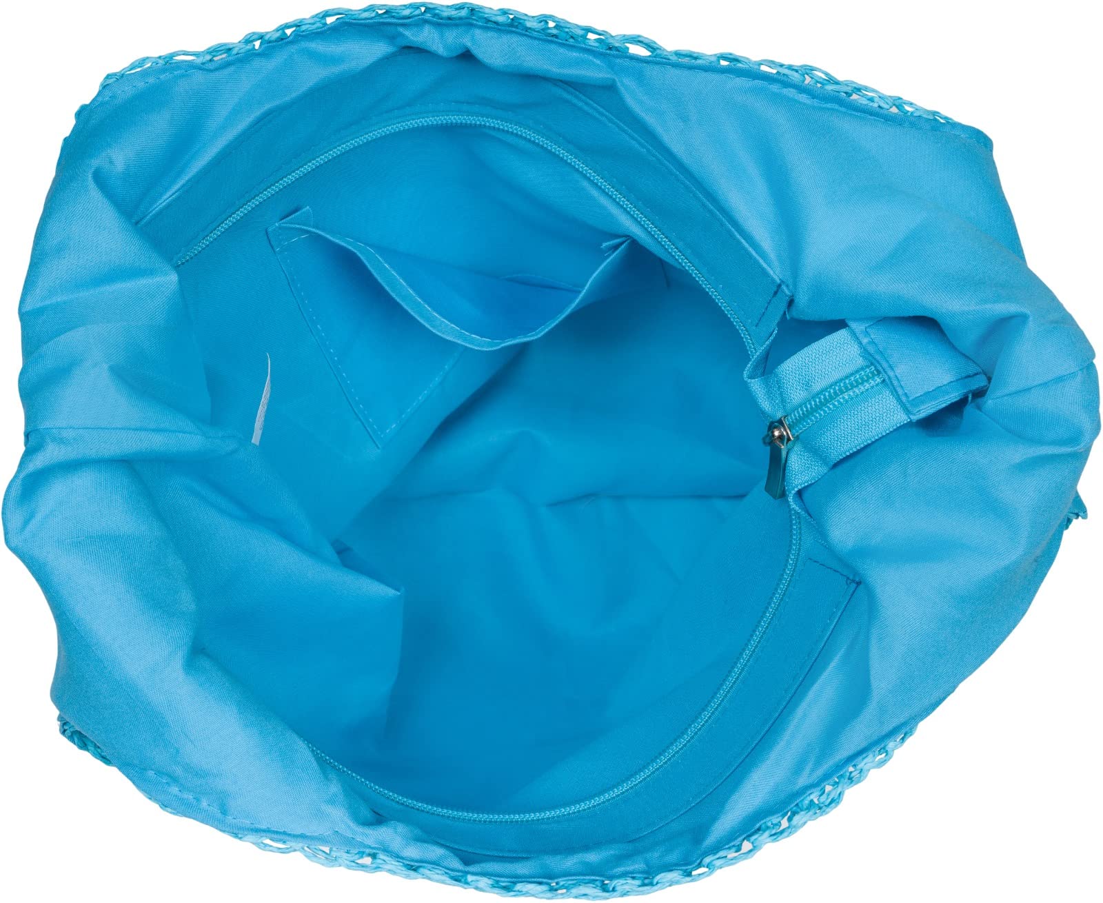 styleBREAKER Borsa da donna in paglia di carta con manici lunghi e larghi, borsa da spiaggia, borsa a tracolla, borsa intrecciata 02012397