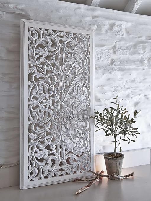 Buy WoodIdea Rectangular Wall Hanging Decoration Wall Panel or Frame with Size 4x2 feet in