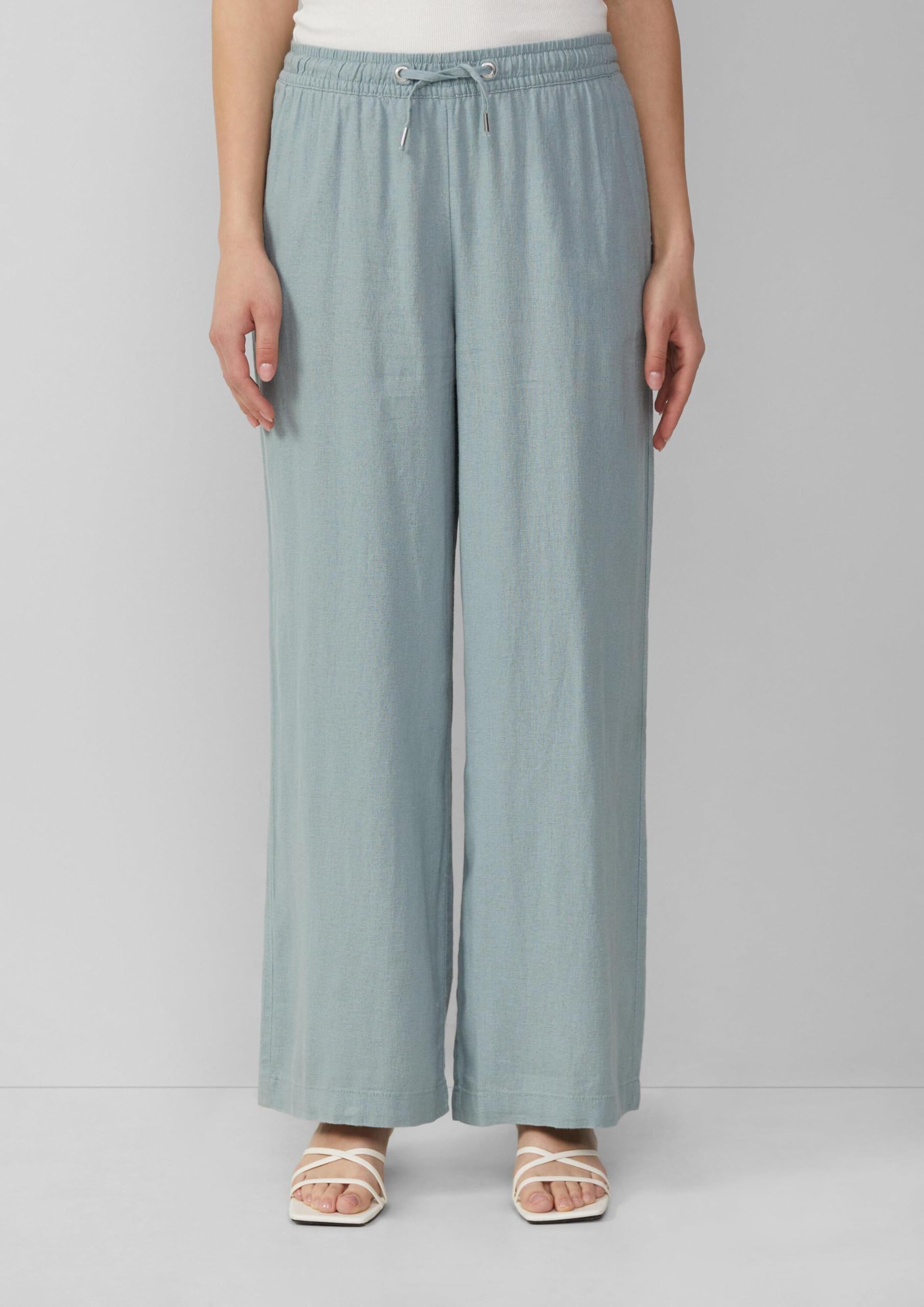 QS Damen Leinen Hose, lang 2162961