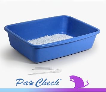 PawCheck Cat Litter for Urine Collection - Reusable and Non-Absorbent Cat Urine Collection Home Kit Intended to Monitor Cat Health