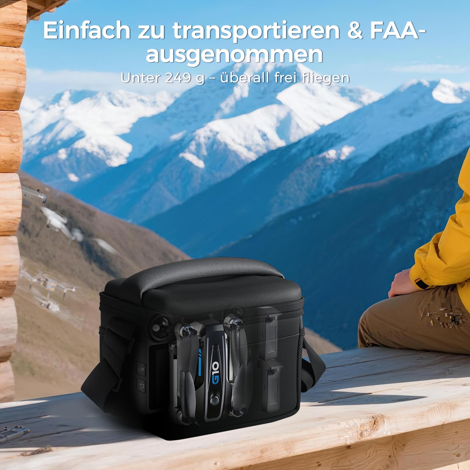 GPS Drohne mit kamera EIS 4K(Bildschirmfernsteuerung),Faltbare Mini Drone für Erwachsene, Einsteiger und Kinder, 45 Minuten Flugzeit, 2 zusätzliche Akkus, Auto Rückkehr, Unter 249g, C0