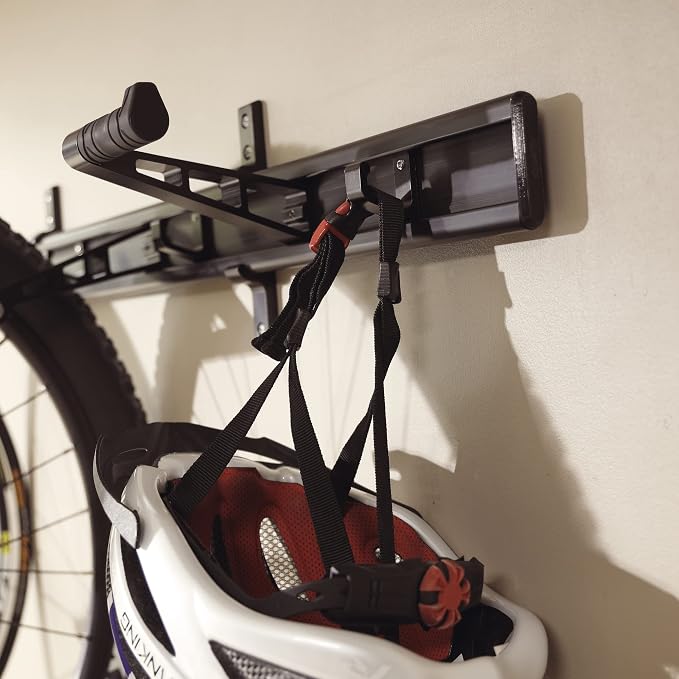 Soporte de pared para bicicletas CyclingDeal, ajustable, 3 bicicletas miniatura 2