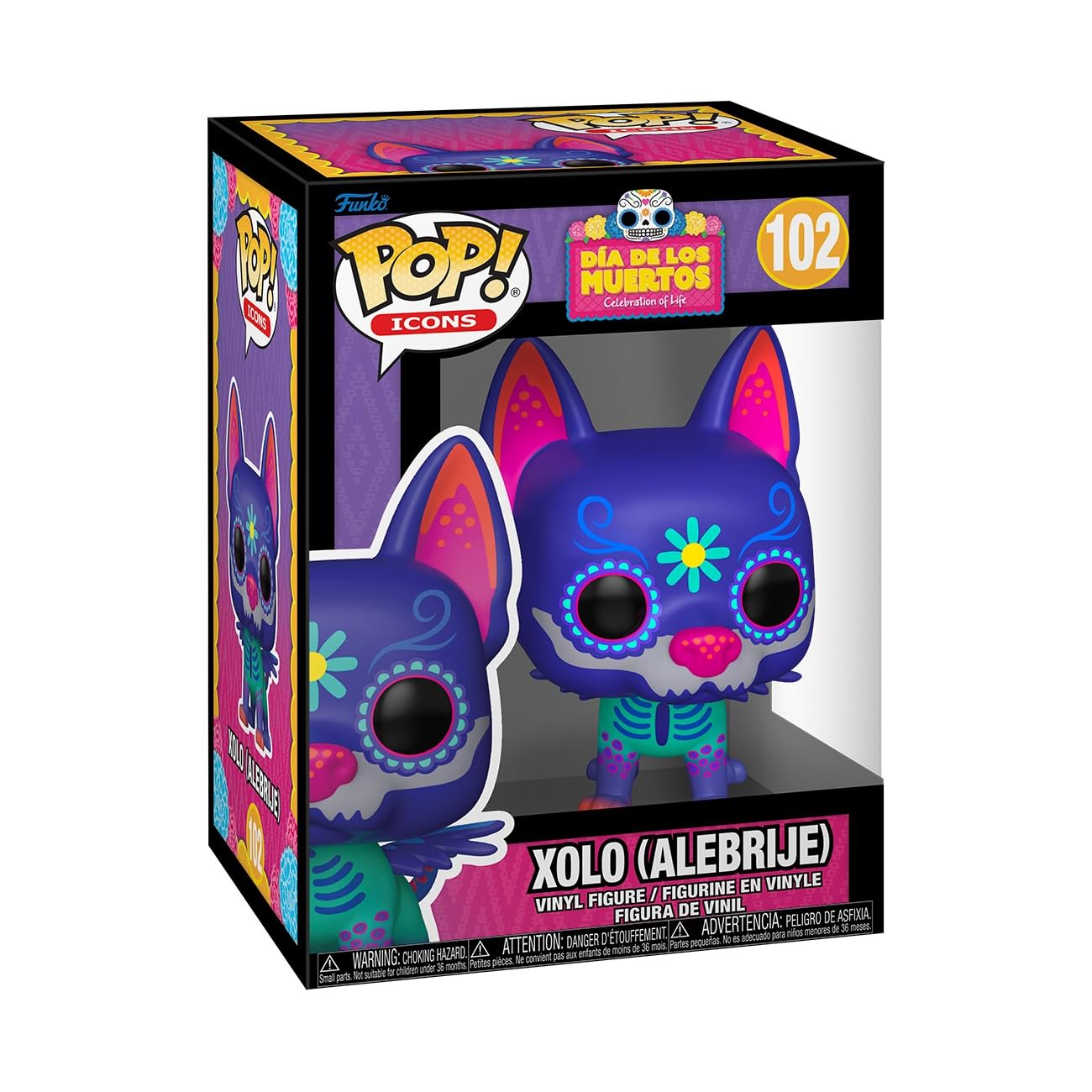 Amazon.com: Funko Pop! Icon: Dia De Los Muertos - Xolo (Alebrije
