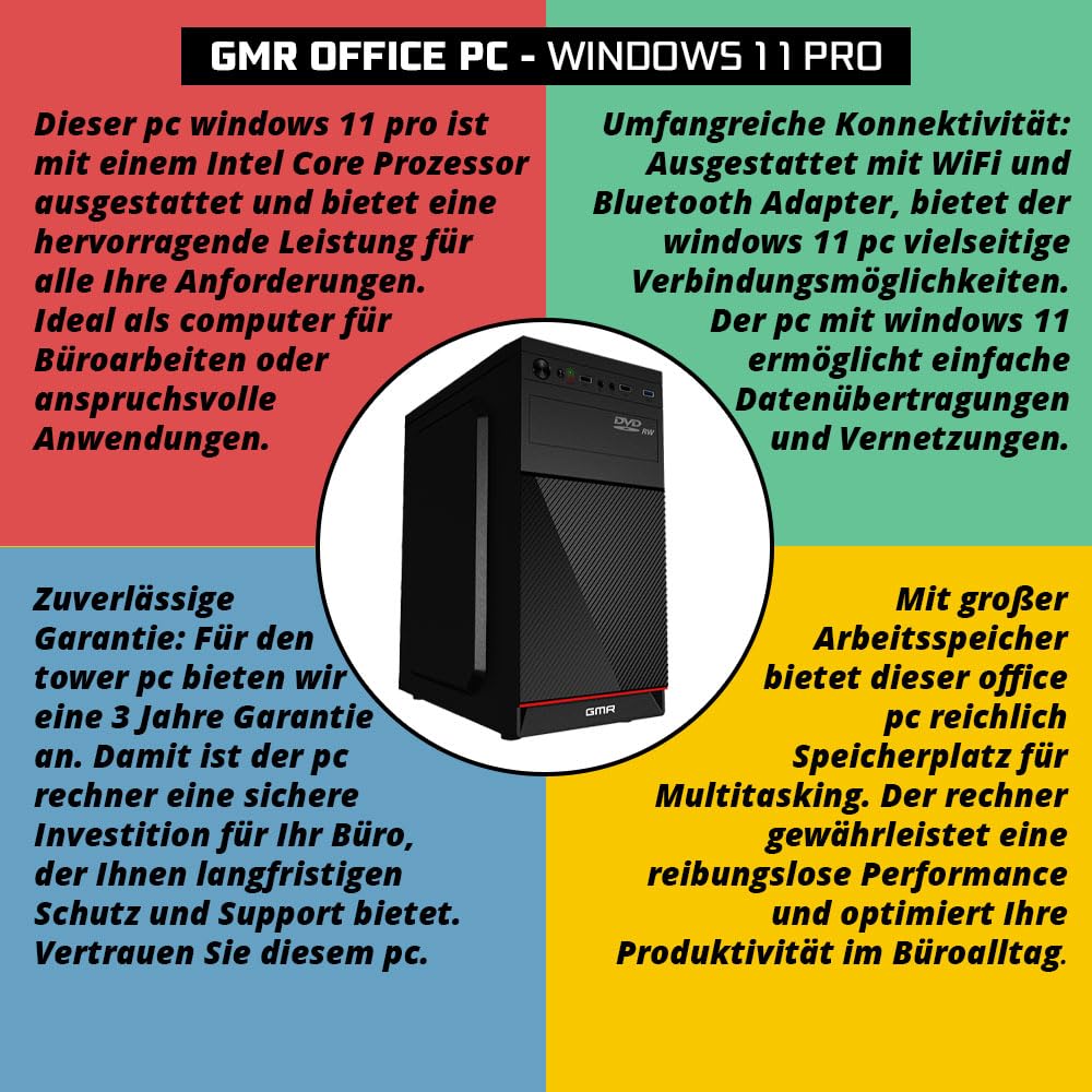 Intel i7 - Business Office Multimedia Computer | 32 GB RAM