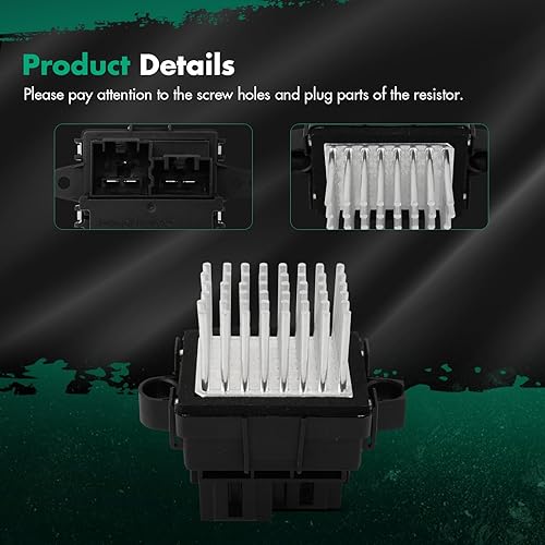 Miniatura 612 de SCITOO Resistencia de motor de ventilador HVAC para 2008-2013 para Chrysler 300/2008-2016 para Town & Country/2008-2010 para Dodge Charger/2008-2018