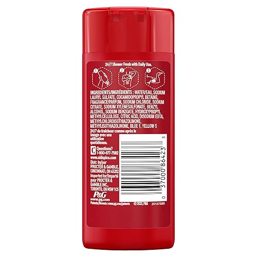 Miniatura 9 de Old Spice Gel de ducha refrescante para hombres, 3X Defense, 247 Shower Fresh con fragancia de larga duración, tamaño de viaje, Colección Red,