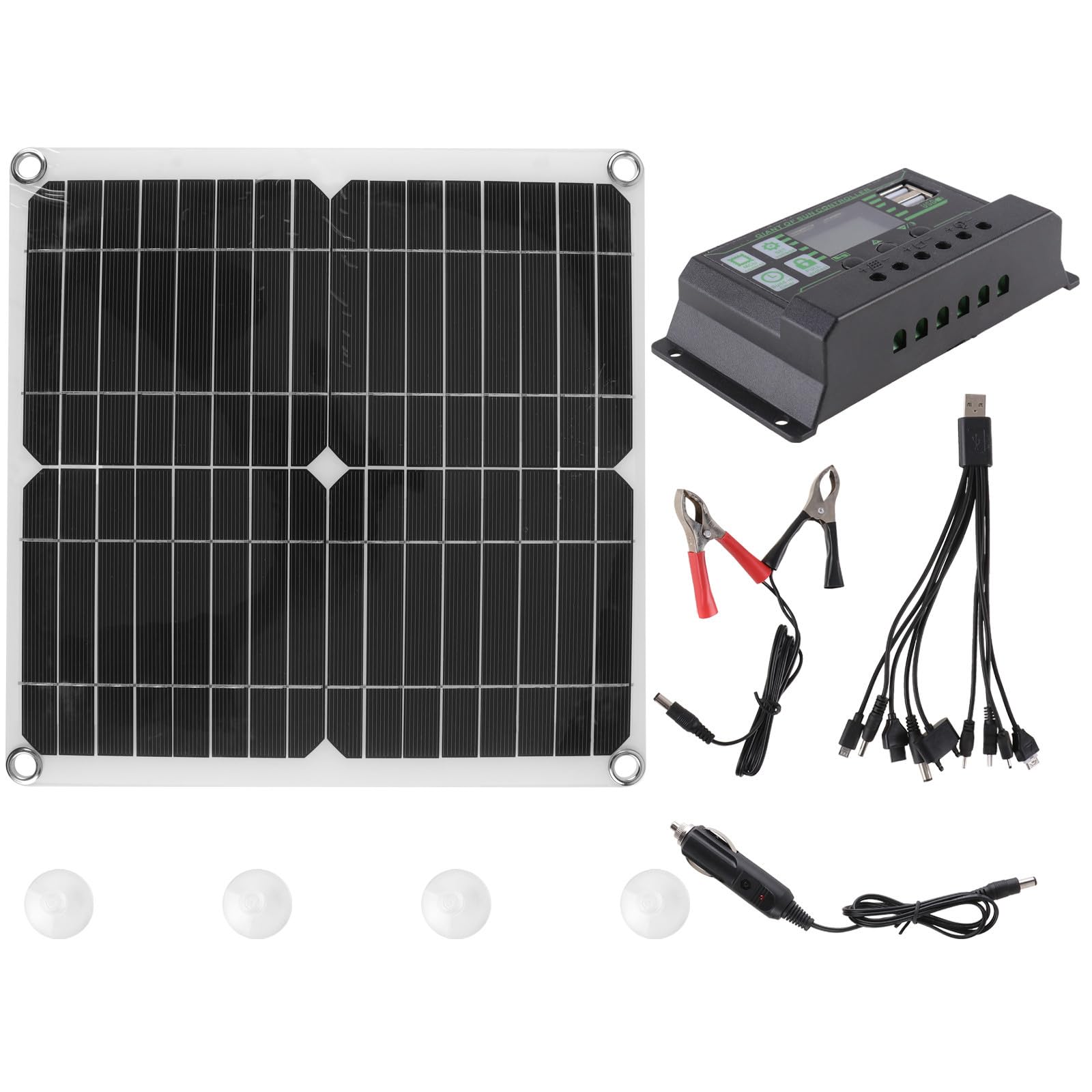 Pannello Solare 200w in Silicio Monocristallino Leggero | Campeggio e Viaggio, Resistente All'acqua, Rendimento 98%, Struttura ad Alta Resa