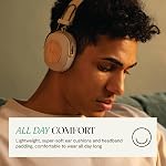 House of Marley Positive Vibration Riddim On-Ear Headphones, 50-Hour Playtime, Quick Charge, Crystal Clear Calls, Sustainable Bamboo (Cream)