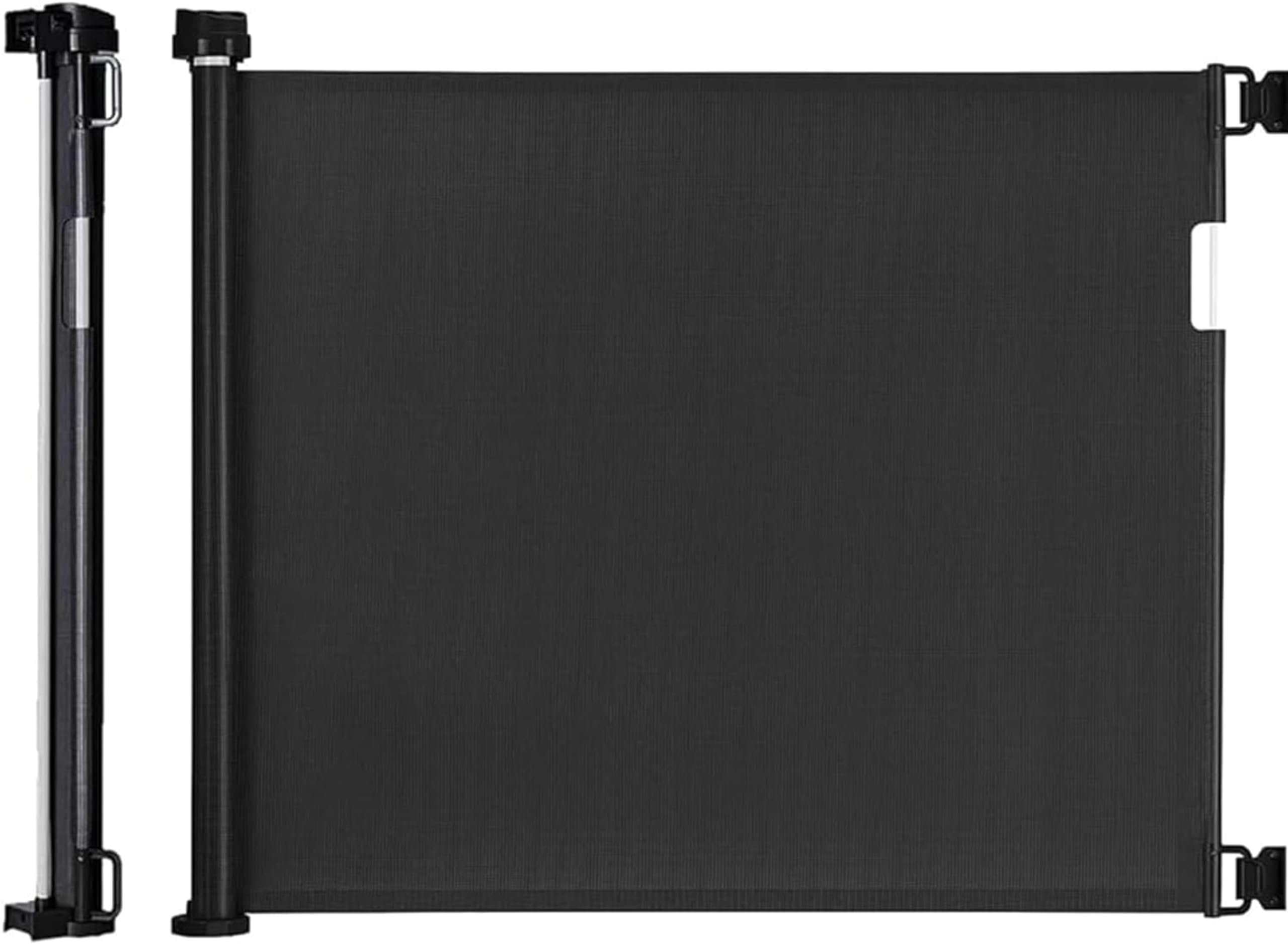 Ntl Global Black Dual Lock Retractable Stair Gate For Babies And Pets 150Cm X 86Cm (59In X 34In) Stair Gates For Dogs With Drilling Options Stair Gates For Baby With Extra Wide For Doorways & Stairs –
