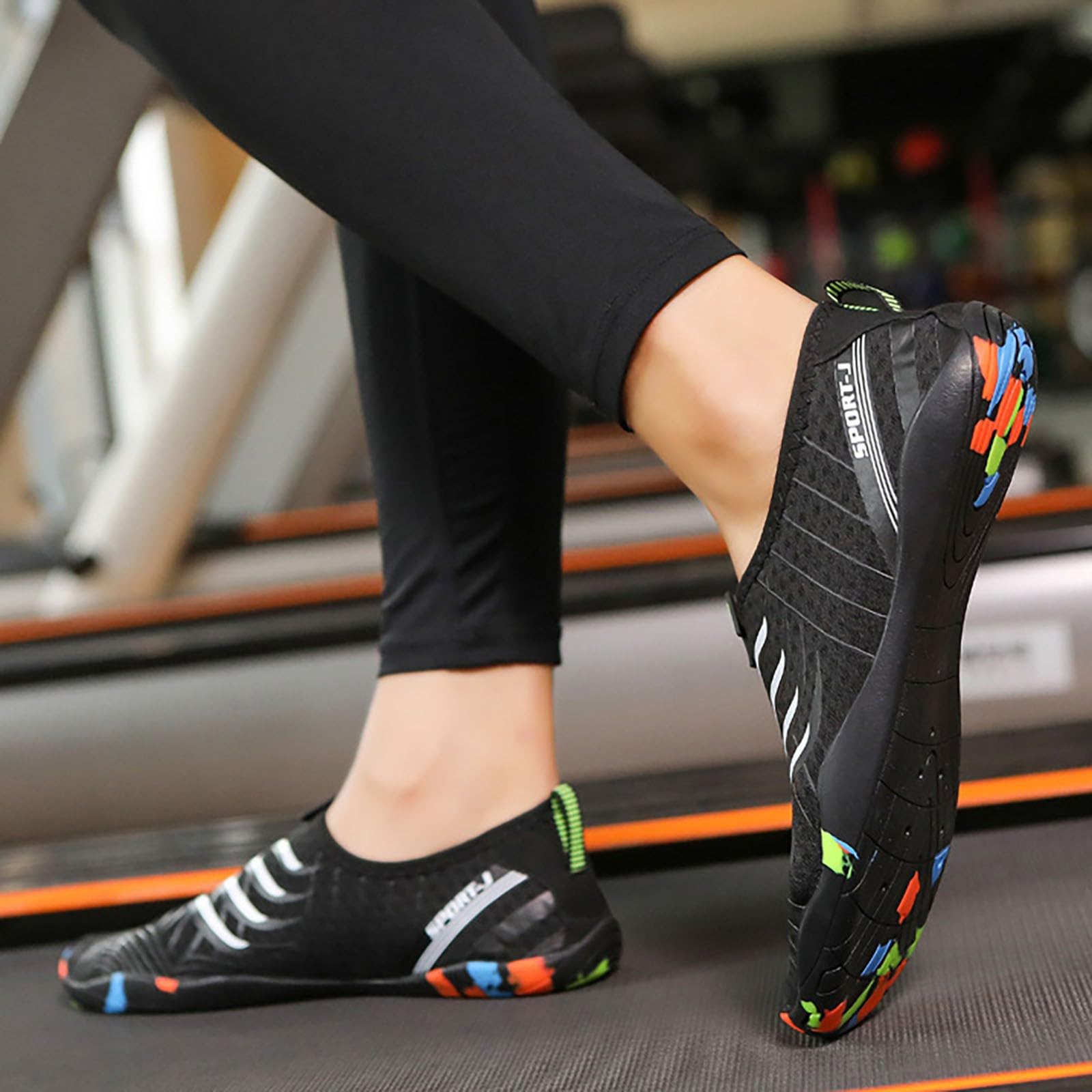 Pantuflas para hombre, cómodas sandalias casuales para hombres y mujeres, playa, caminar, gimnasio, suela deportiva, rayas ligeras, estampado de letras, calzado de moda para atuendo con pantalones