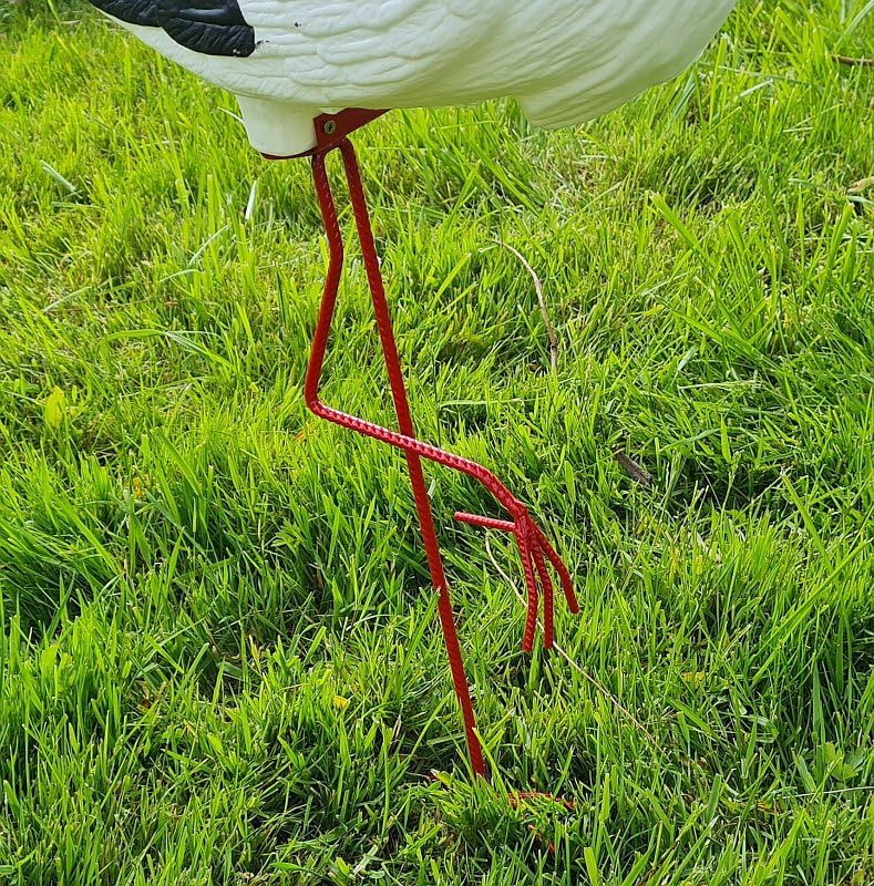 Figura ozdobna BOCIAN ŚREDNI H: 75 cm ogrodowa