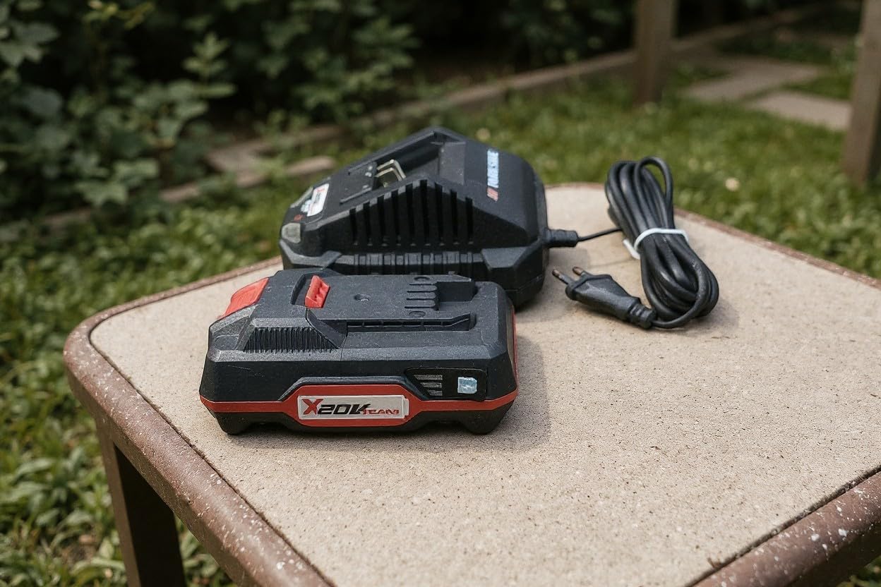 HKM Akku Technik Parkside PRTA 20-Li - Desbrozadora inalámbrica (con batería de 2 Ah y cargador, equipo de 20 V)