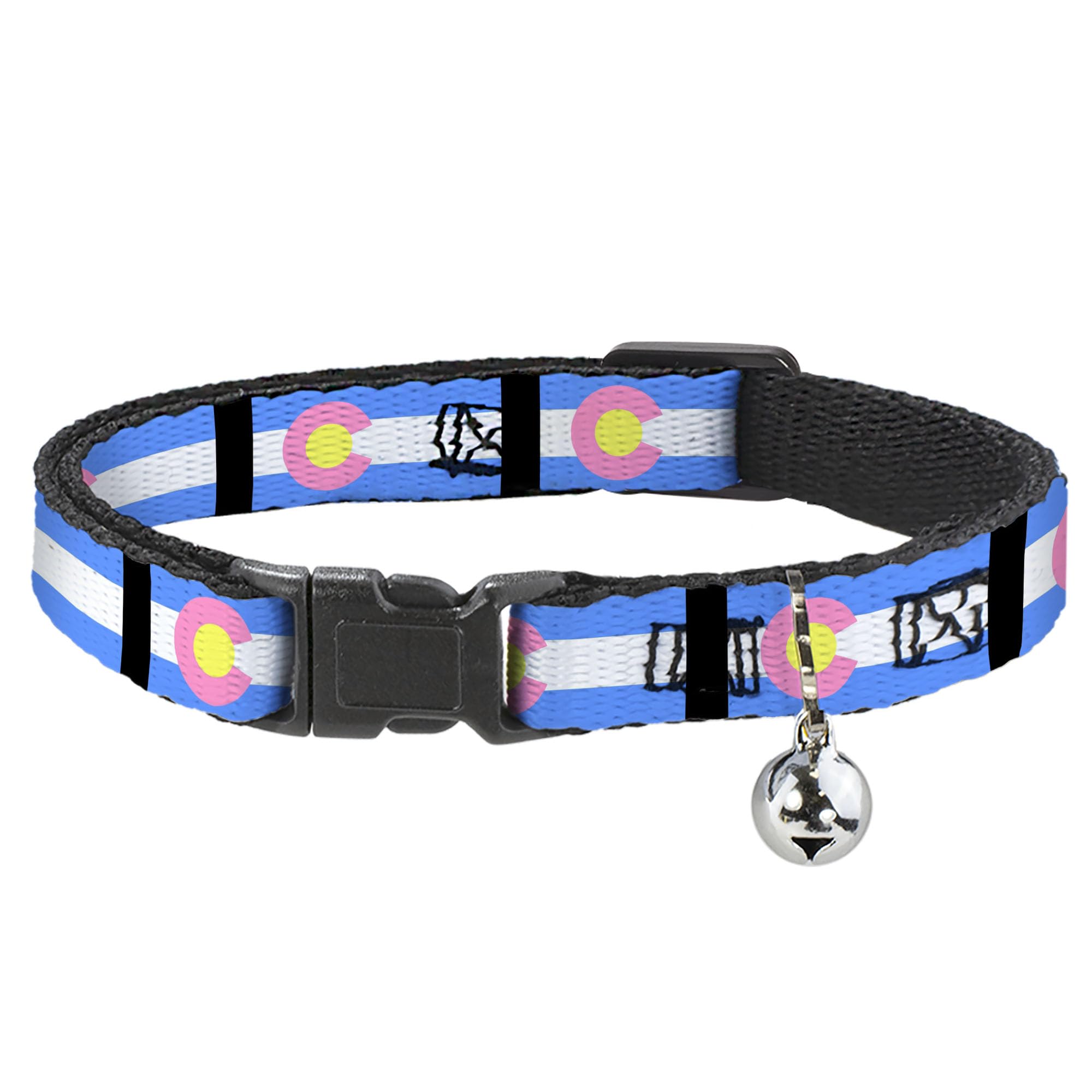 Collar de gato con cierre de seguridad antienganche Buckle-Down mediano
