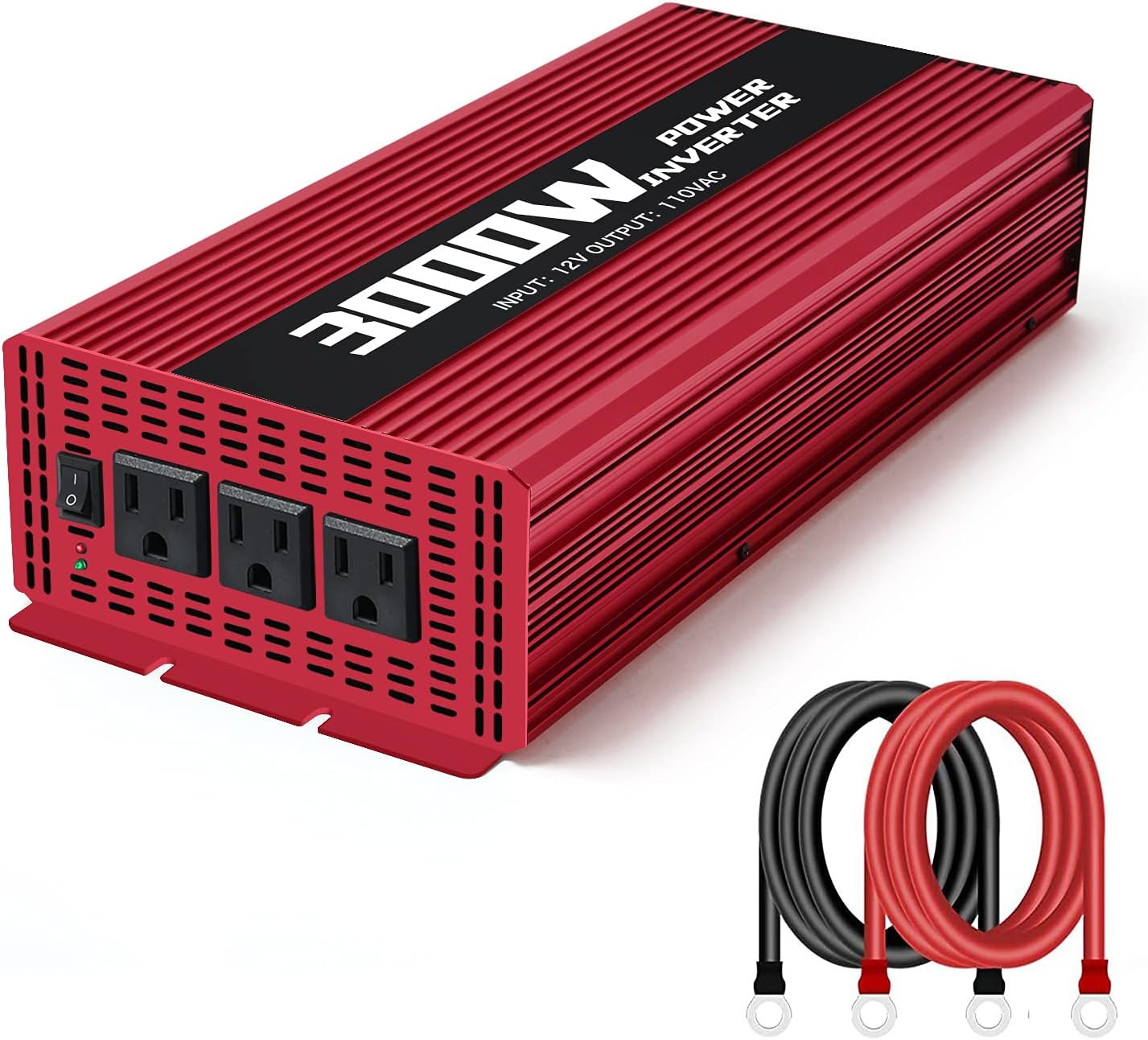 free 3000W Power Inverter DC 12V in to AC 110V Out Modified