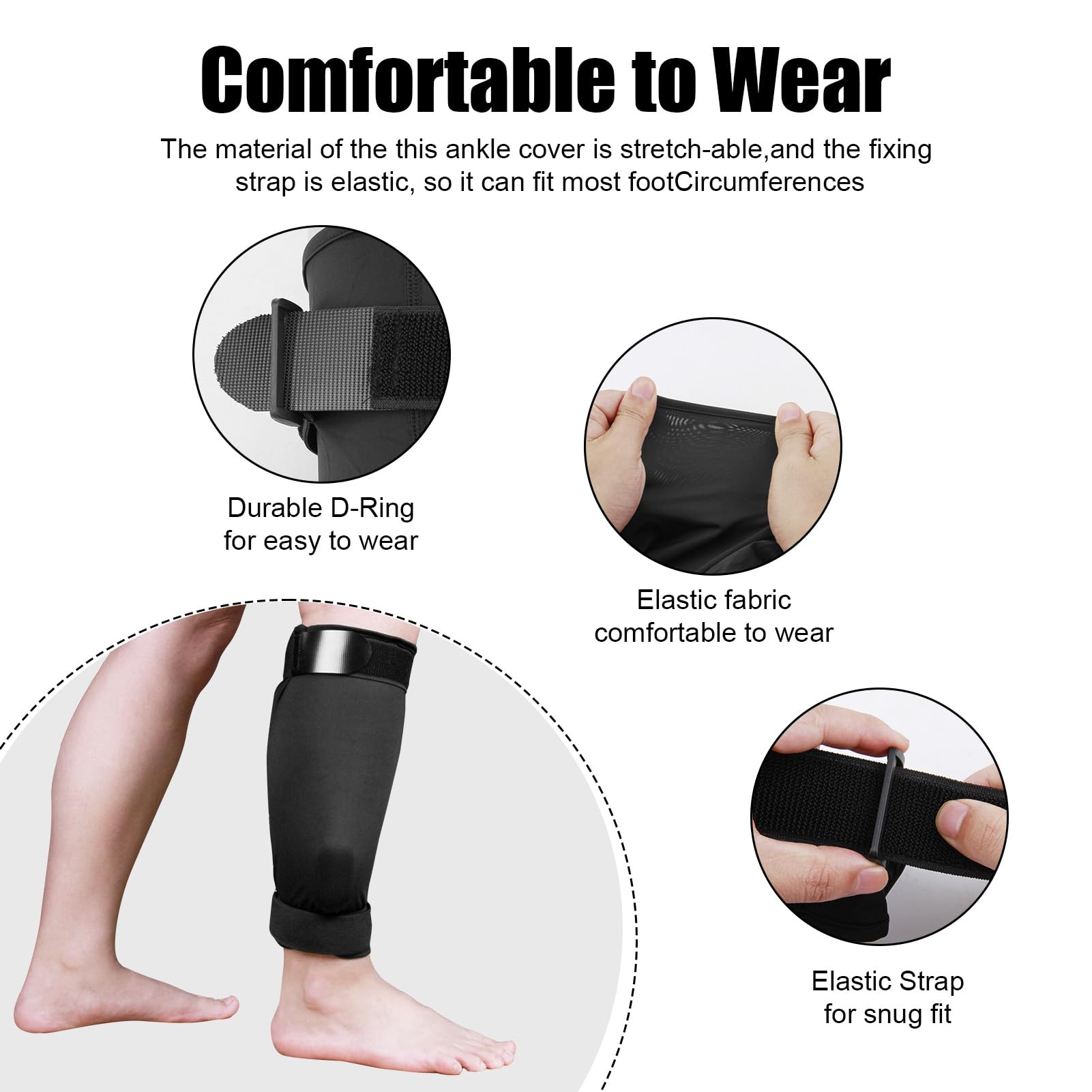 Amazon.com: Ankle Monitor Cover Up,Protective Cover for House Arrest Ankle  Bracelet,Adjustable Straps for Alcohol Monitor Ankle Bracelet : Industrial  & Scientific