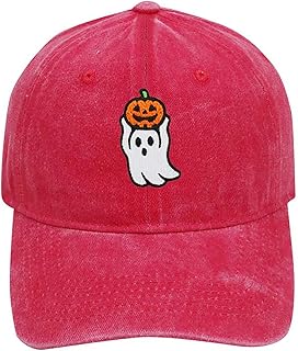 Generisch Gorra de béisbol de Halloween con búho y bordado, ajustable, unisex, para adultos, para hombre, color negro, softshell