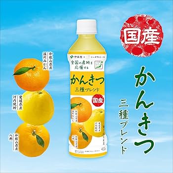 Amazon.co.jp: 伊藤園 かんきつ三種ブレンド 国産 400g×24本 ニッポン