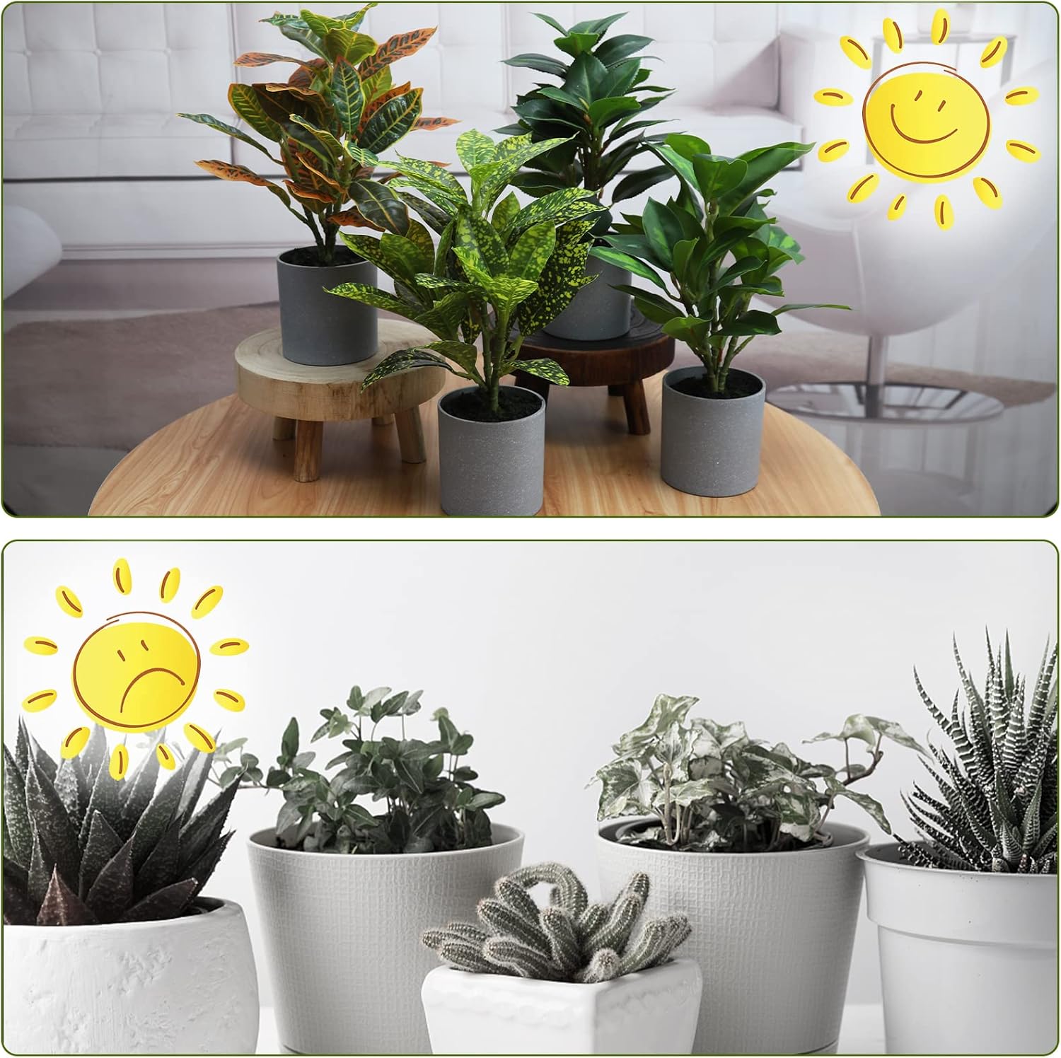 4 Pack Mini Potted Fake Plants Artificial Lavender and Campanula Plants for Home Office Desk Room Decoration