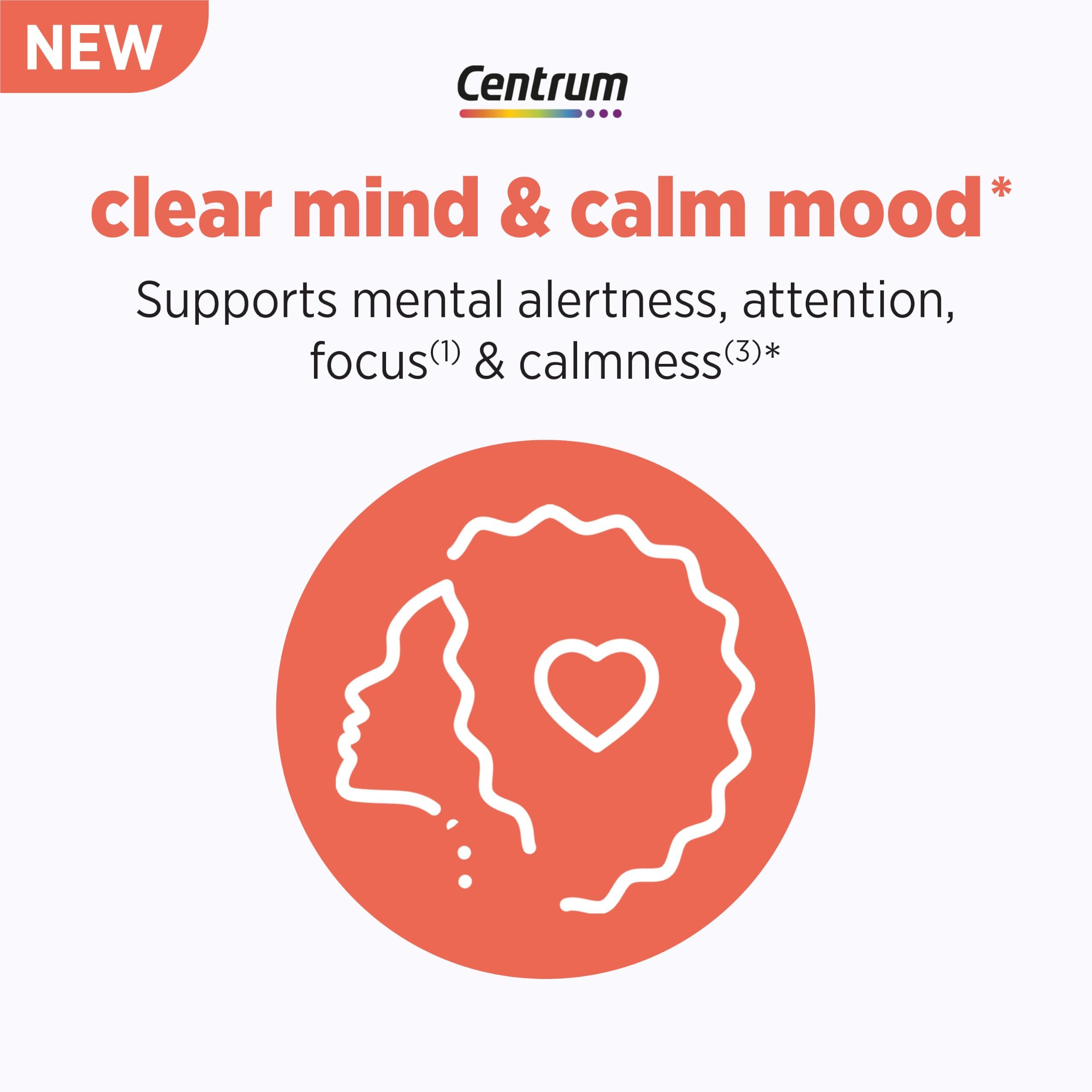 Centrum Clear Mind and Calm Mood Menopause Support Tablets, 30 Count — Amazon image 2
