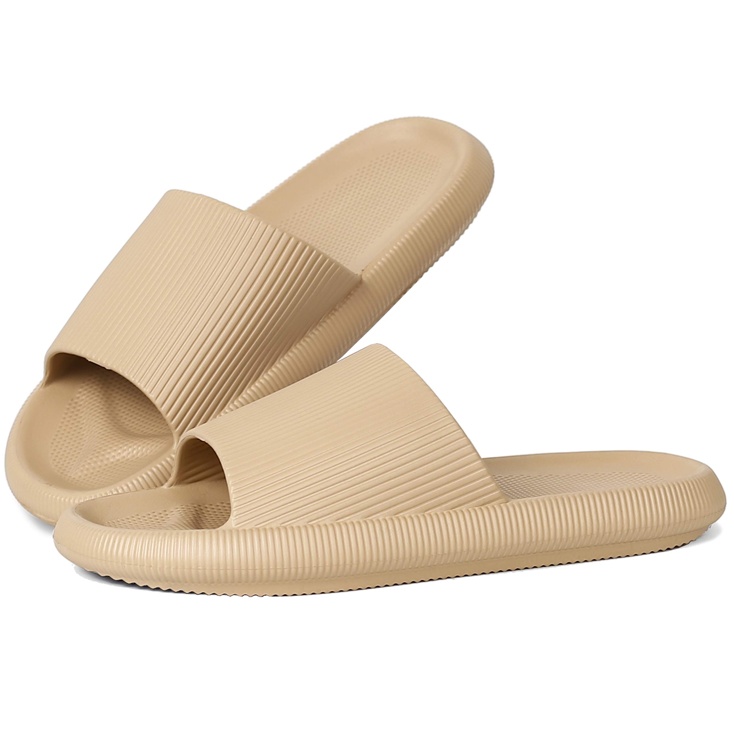 GuanZoShower Slipper, Quick Drying Non-Slip Slippers, Bathroom House and Pool Sandals, in-Door Slipper for Gym, Soft Sole