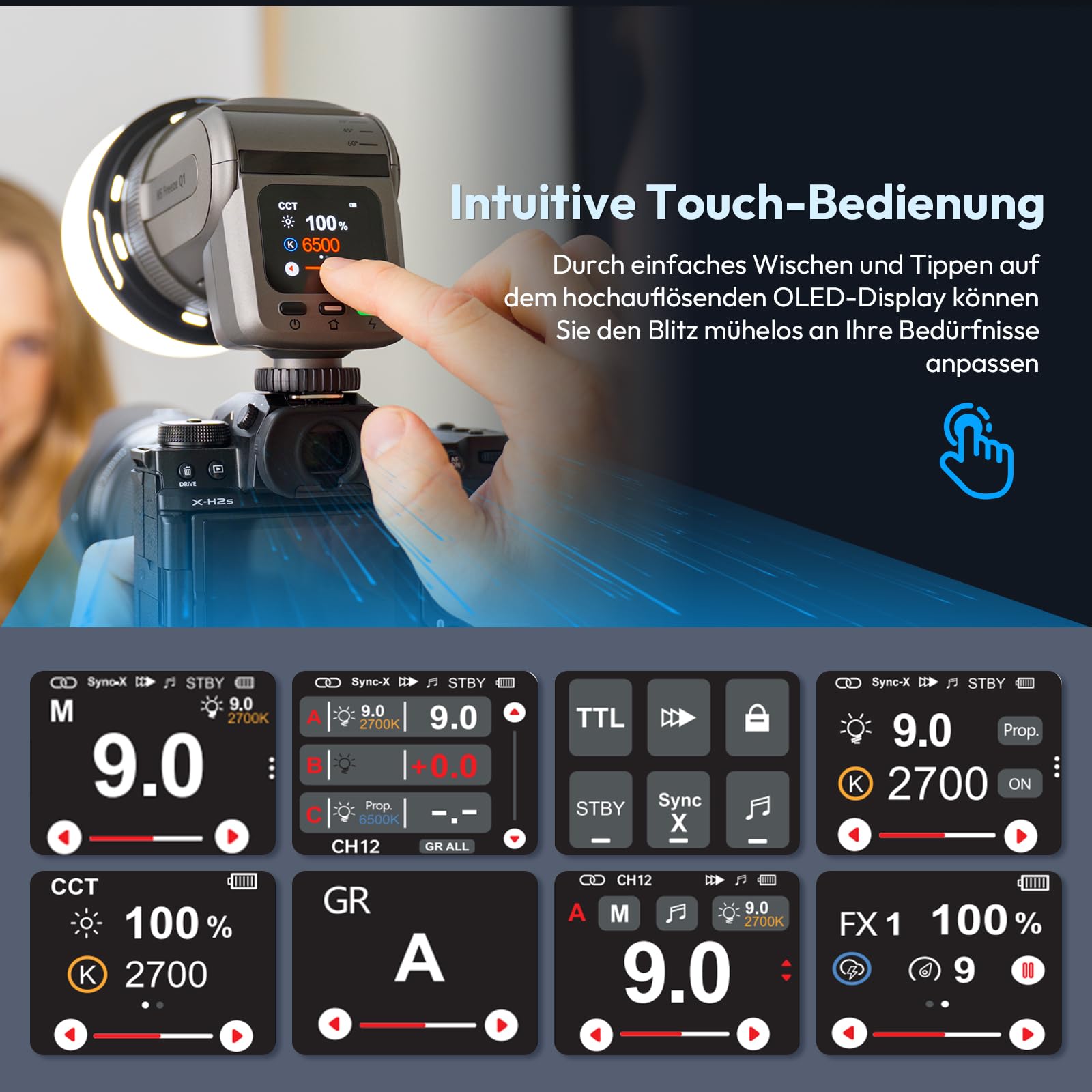 Rollei HS Freeze Q1 2-in-1 Blitz & Dauerlicht – Bild 6