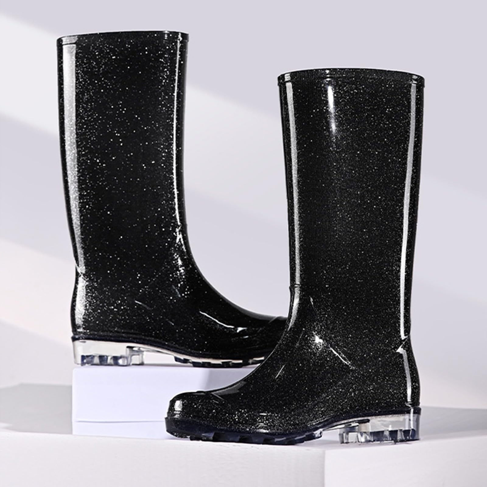 Generisch wasserdichte Stiefel Unisex 2026 Regenschuhe Stilvolle Lange Stiefel Für Den Außenbereich Ideal Für Alle Wasserfest Strapazierfähig Alltag Regenstiefel Unisex