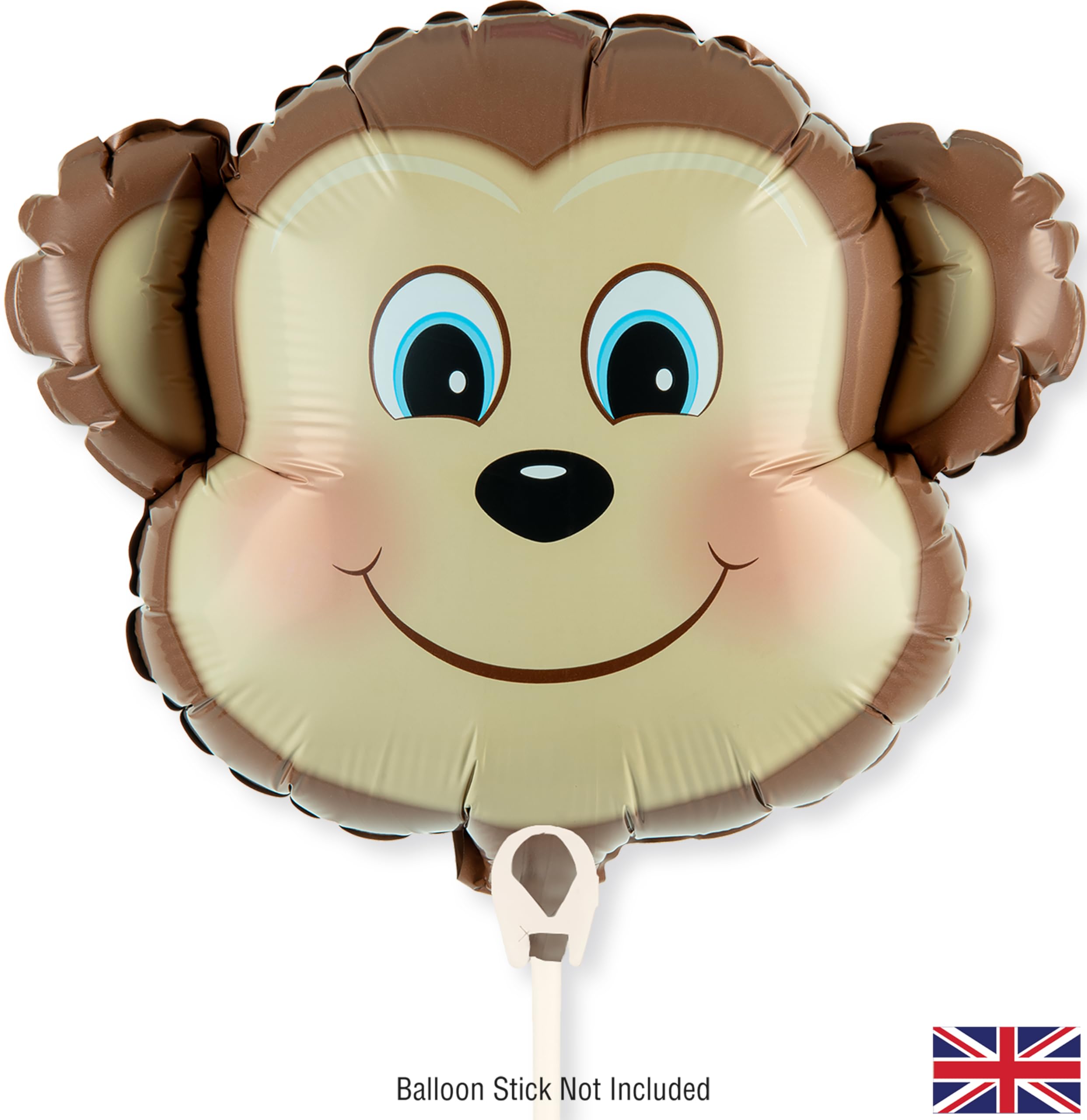 Oaktree Mini Shape 10" Cute Monkey Metallic (For Air) Packaged