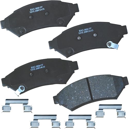 Miniatura 24 de Pastillas de freno delanteras cerámicas Bendix Premium SBC11 para modelos seleccionados Dodge Dart, Ford Fairlane, Falcon, Sedan Delivery, Mustang