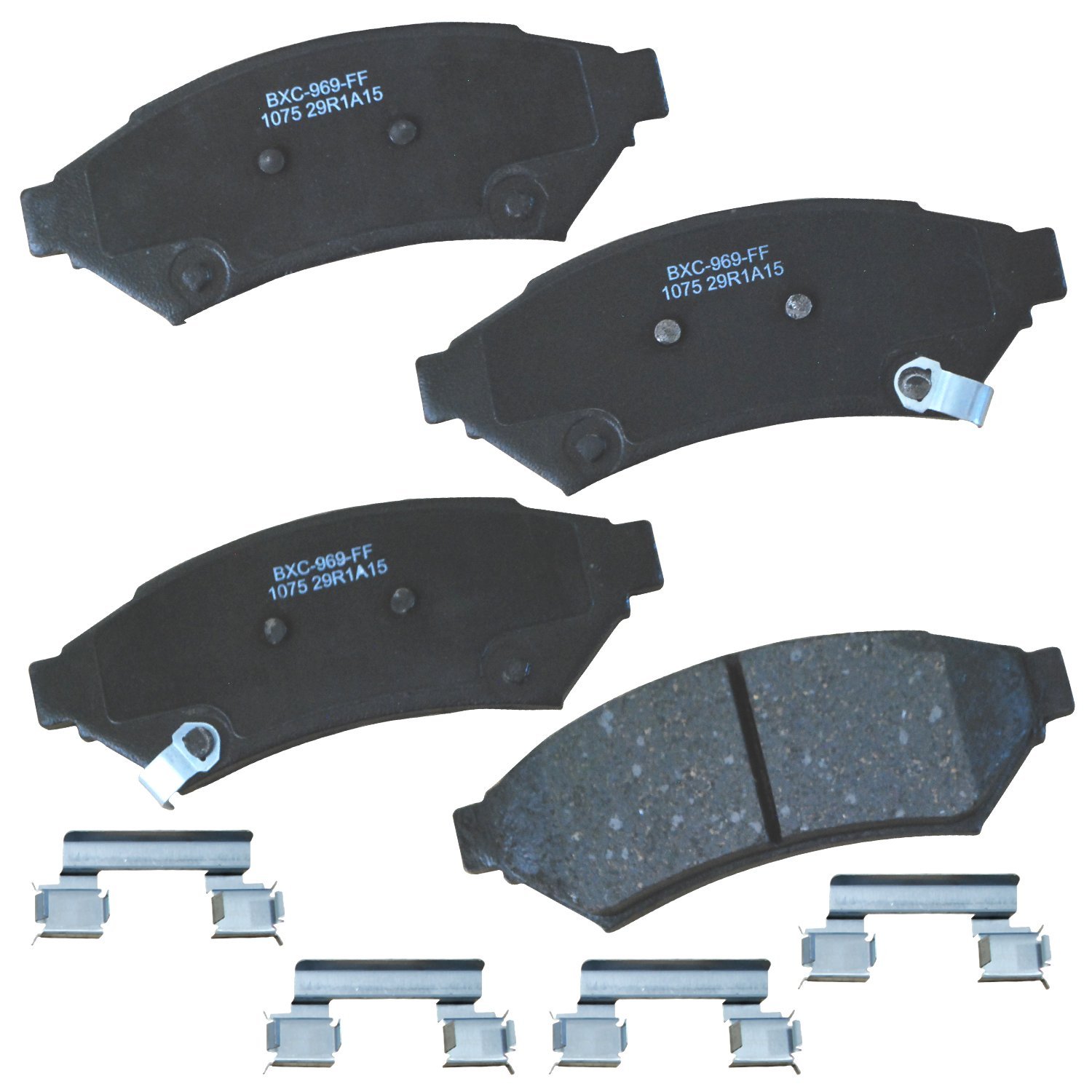 Bendix Premium SBC1075 Ceramic Front Brake Pads for Select Models Buick Allure, LaCrosse, Terraza, Chevrolet Uplander, Mobility Ventures MV-1, Pontiac Grand Prix, Montana, Saturn Relay, VPG MV-1