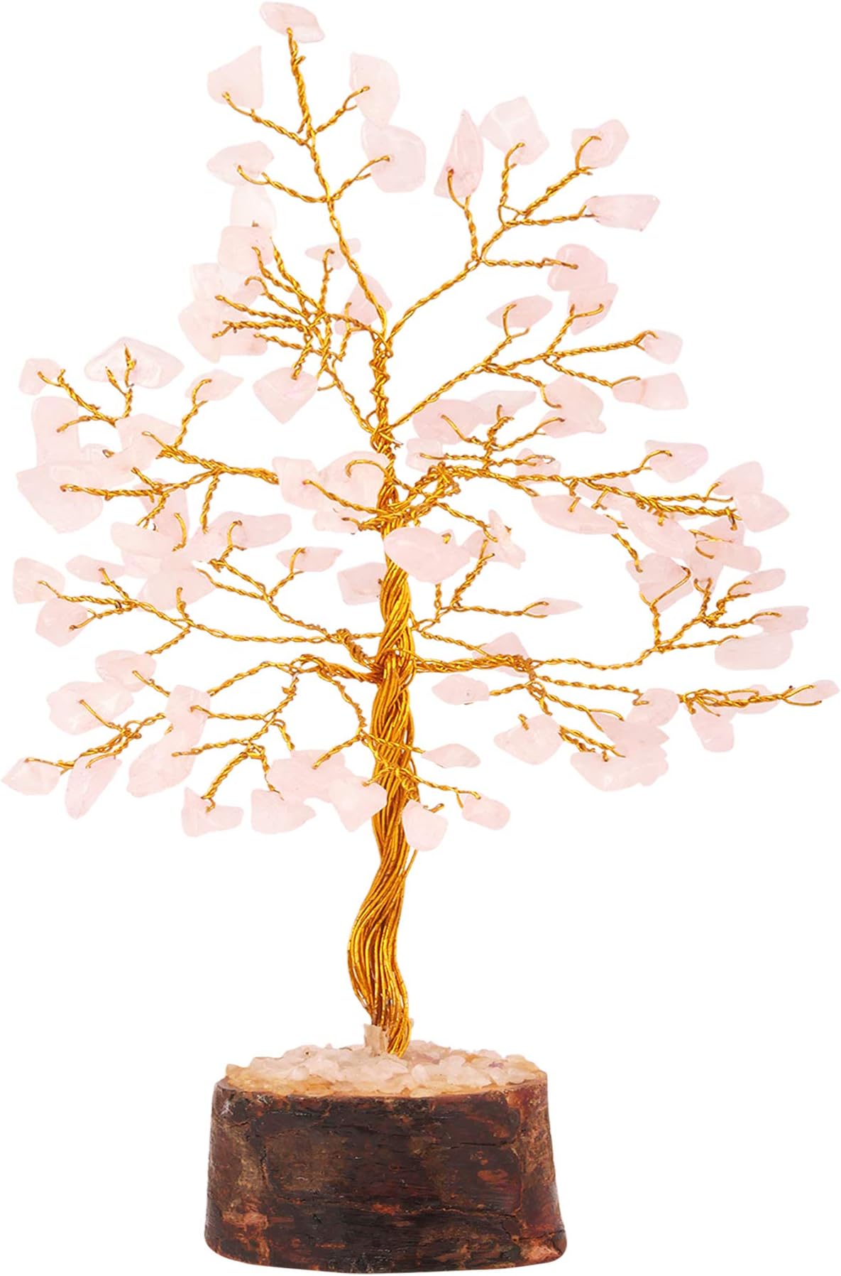 Rose Quartz - Crystal Tree for Positive Life - Quartz Tree - Crystal Money Tree - Rose Quartz Decor - Chakra Tree - Chakra Gifts - Bonsai Tree - Positive Energy