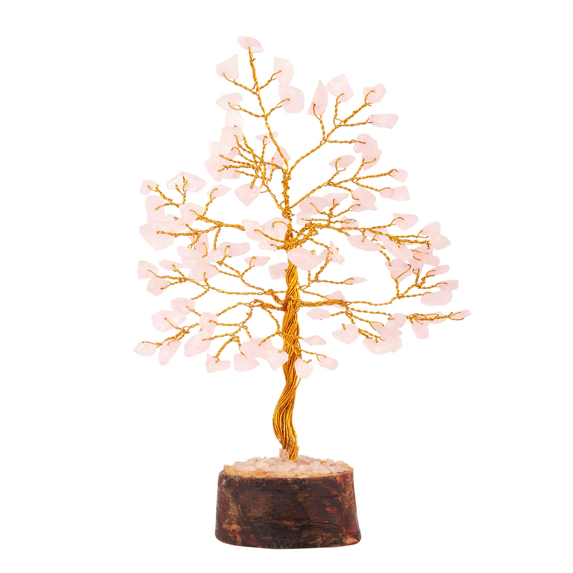 Rose Quartz - Crystal Tree for Positive Life - Quartz Tree - Crystal Money Tree - Rose Quartz Decor - Chakra Tree - Chakra Gifts - Bonsai Tree - Positive Energy