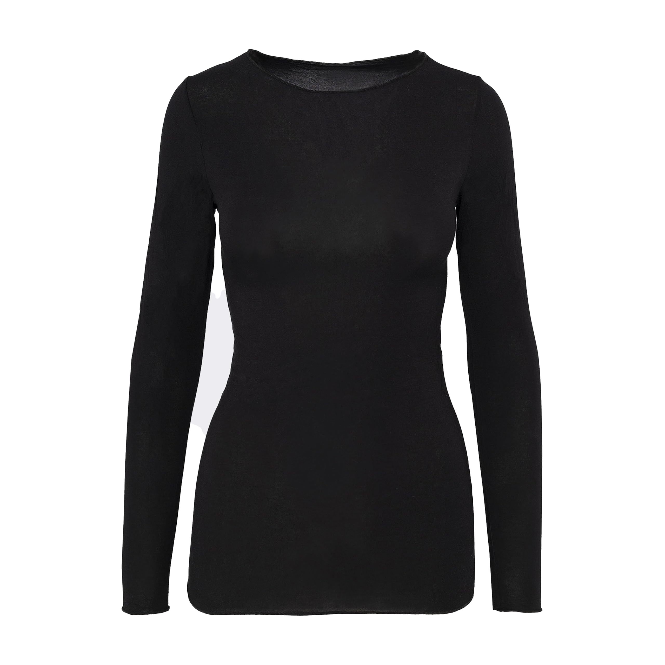 Ciocca Pura Maglia Donna con Cashmere Manica Lunga Pizzo Intimo Canottiera Elegante Calda