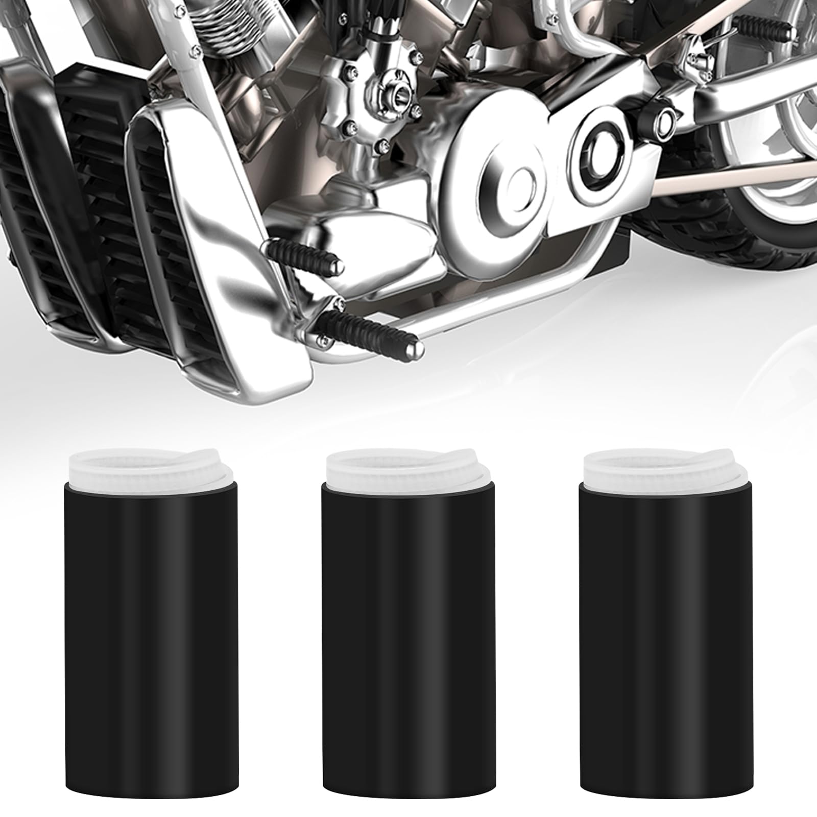 3 pezzi di protezione per le scarpe del cambio della moto, copertura del cambio in gomma siliconica restringibile per motociclette, previene graffi e sporco sulle scarpe, accessori protettivi facili