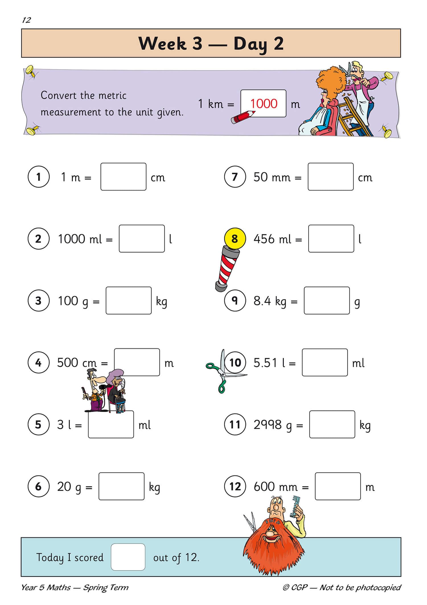 KS2 Maths Year 5 Daily Practice Book: Spring Term