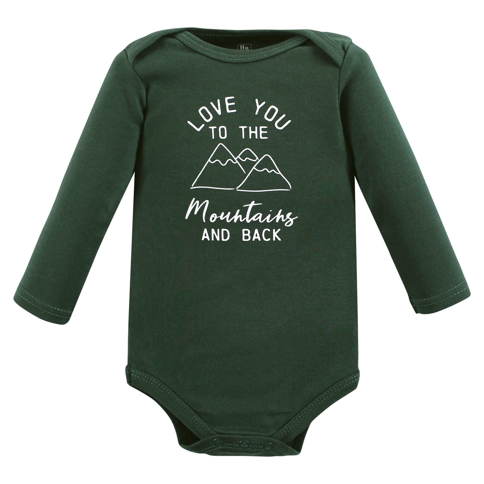 Hudson Baby Unisex dziecięce bawełniane body z długim rękawem
