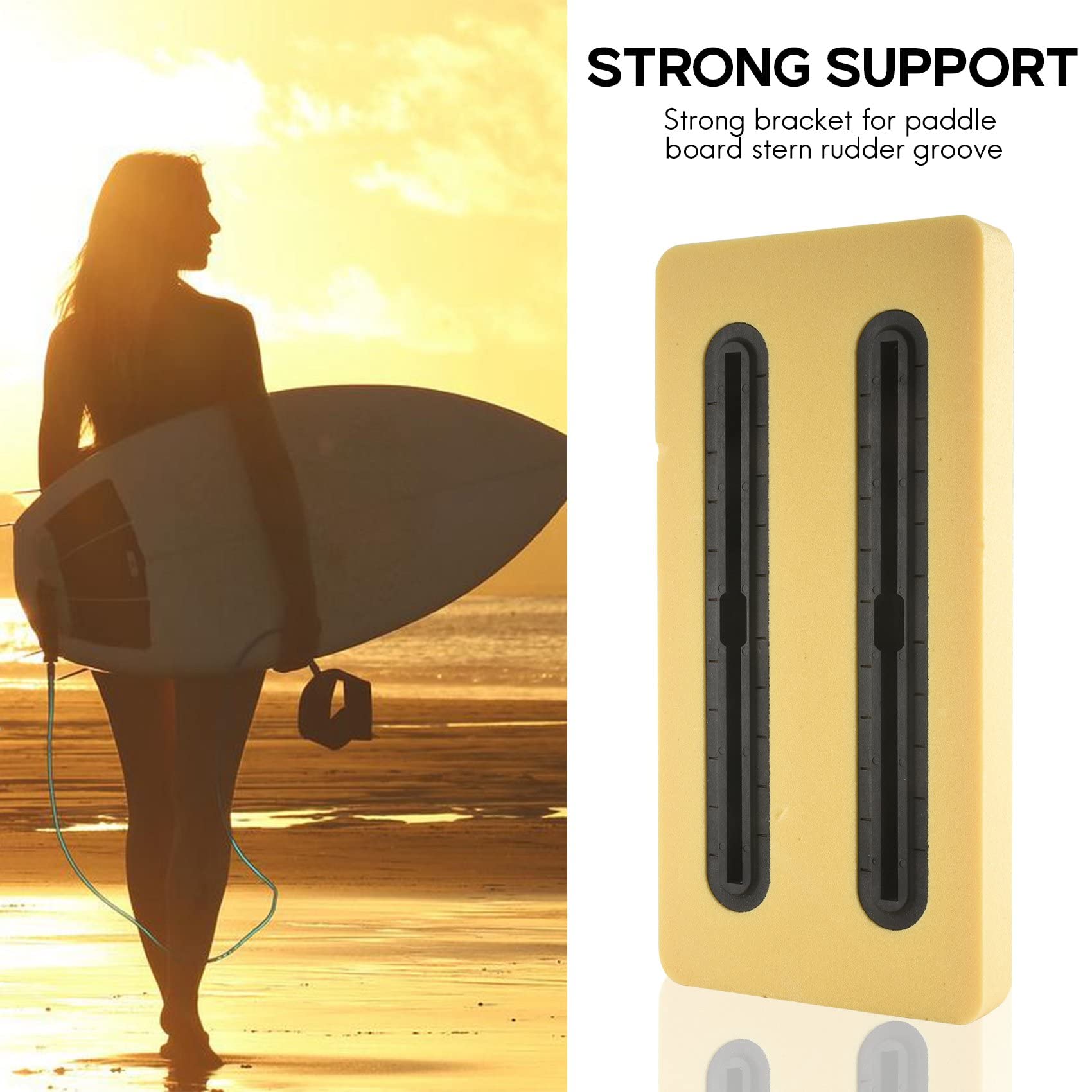 INTCHE Hydrofoil Rail Box Foil Box PVC Mousse Hydrofoil Box (Noir)