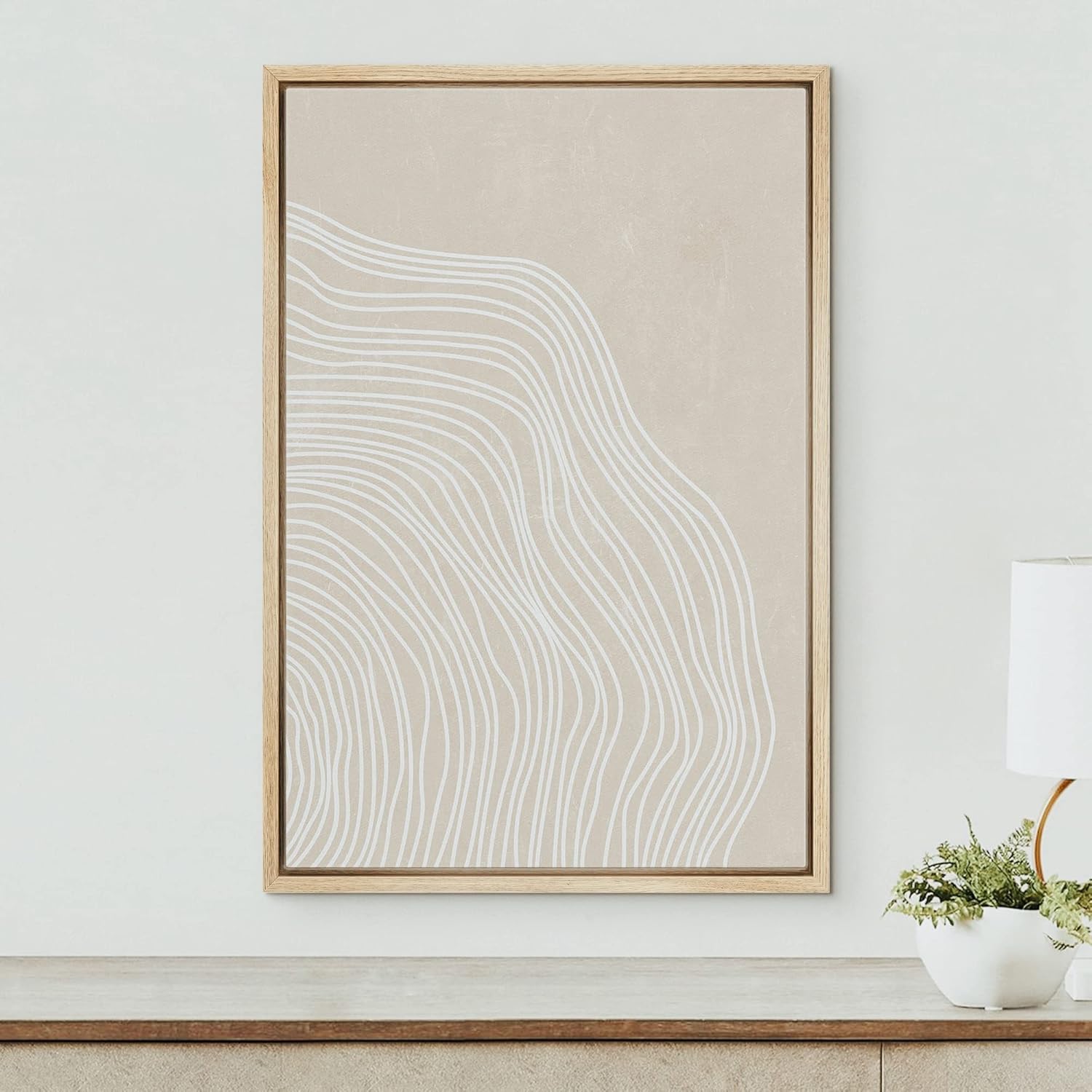 Luna & Luca Homegoods Oak Wood Modern/Minimal Picture Frame (17x22 in Black Gold Color Clear