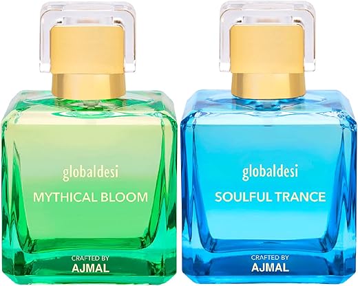Global Mythical Bloom & Soulful Trance Pack of 2 Eau De Parfum 50ML for Women Crafted by Ajmal
