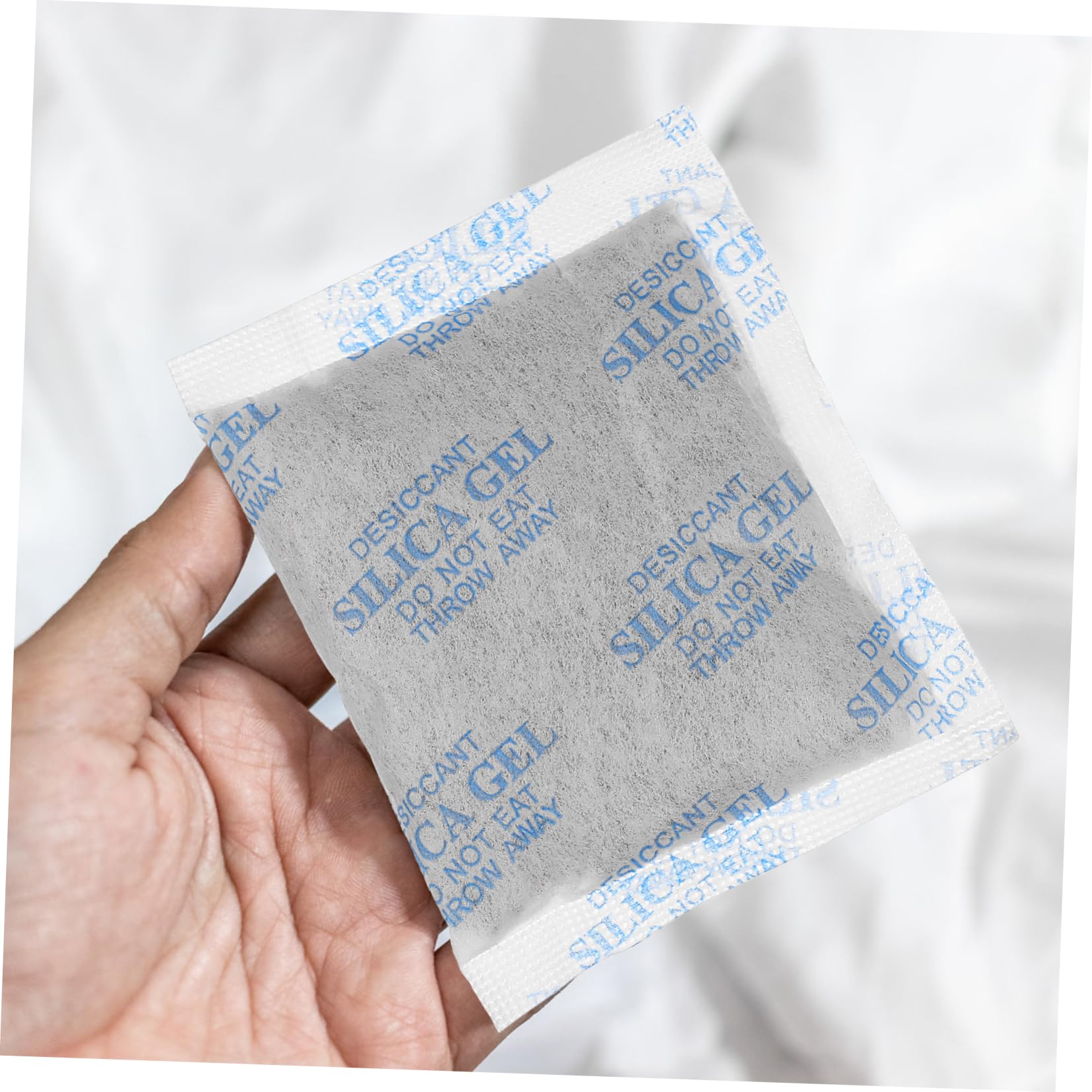 MAGICLULU 30 Paquetes de Desecante para Documentos y Ropa de Gel de Sílice en Tela No Tejida de 50 Gramos cada Uno Alta Absorción de Humedad para Armarios y Coches