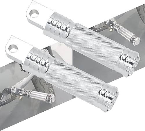 Estriberas de motocicleta macho para Harley Sportster XL883 XL1200 Touring Road King Softail Dyna (cromado)