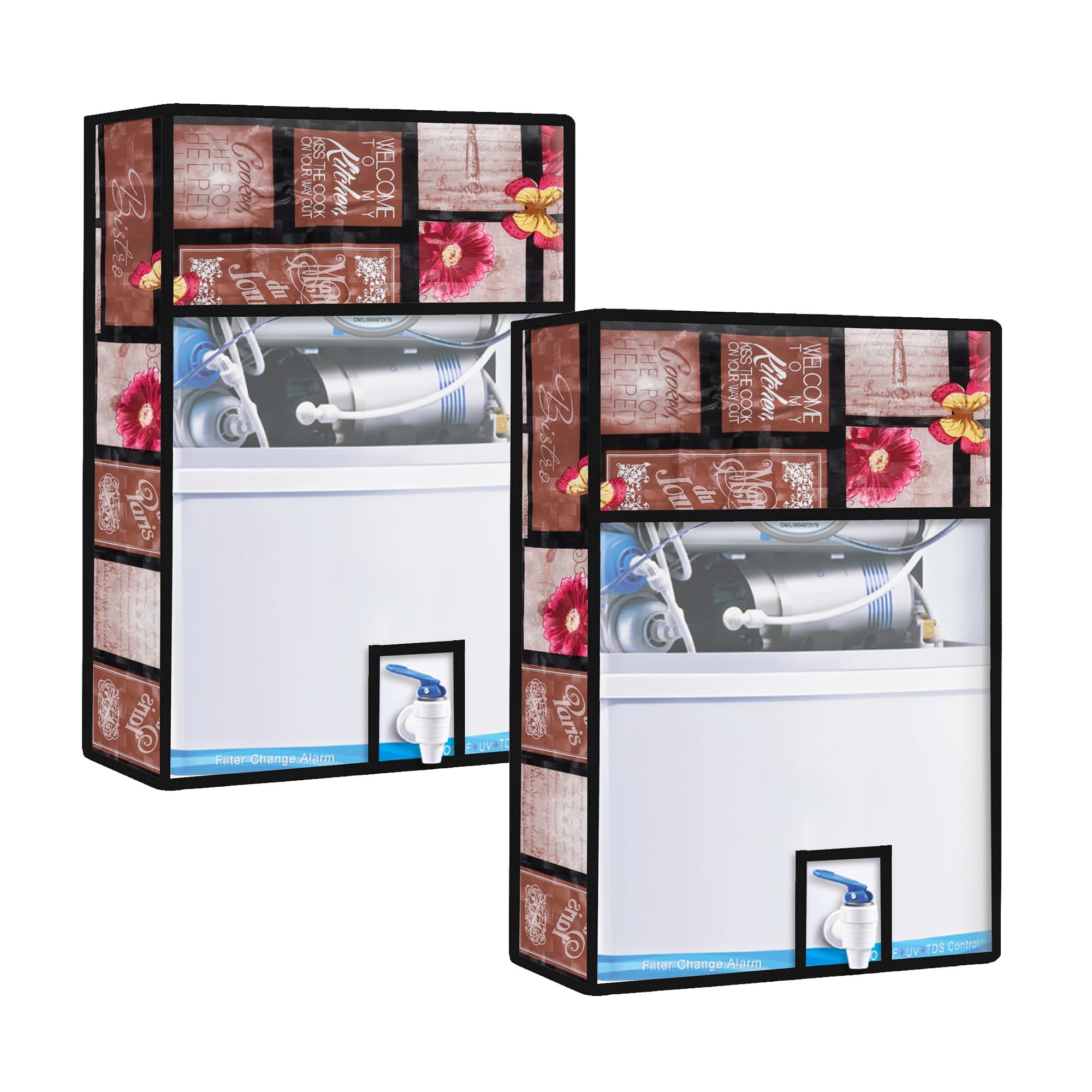 Kuber Industries Pack of 2 Ro Cover | Free Size | Ro Water Purifier Cover | Water Purifier Cover | Dust Protective Ro Cover | Ro Cover For Kitchen | Kitchen Split | Brown (B0D3F5JNY3) Amazon Price History, Amazon Price Tracker