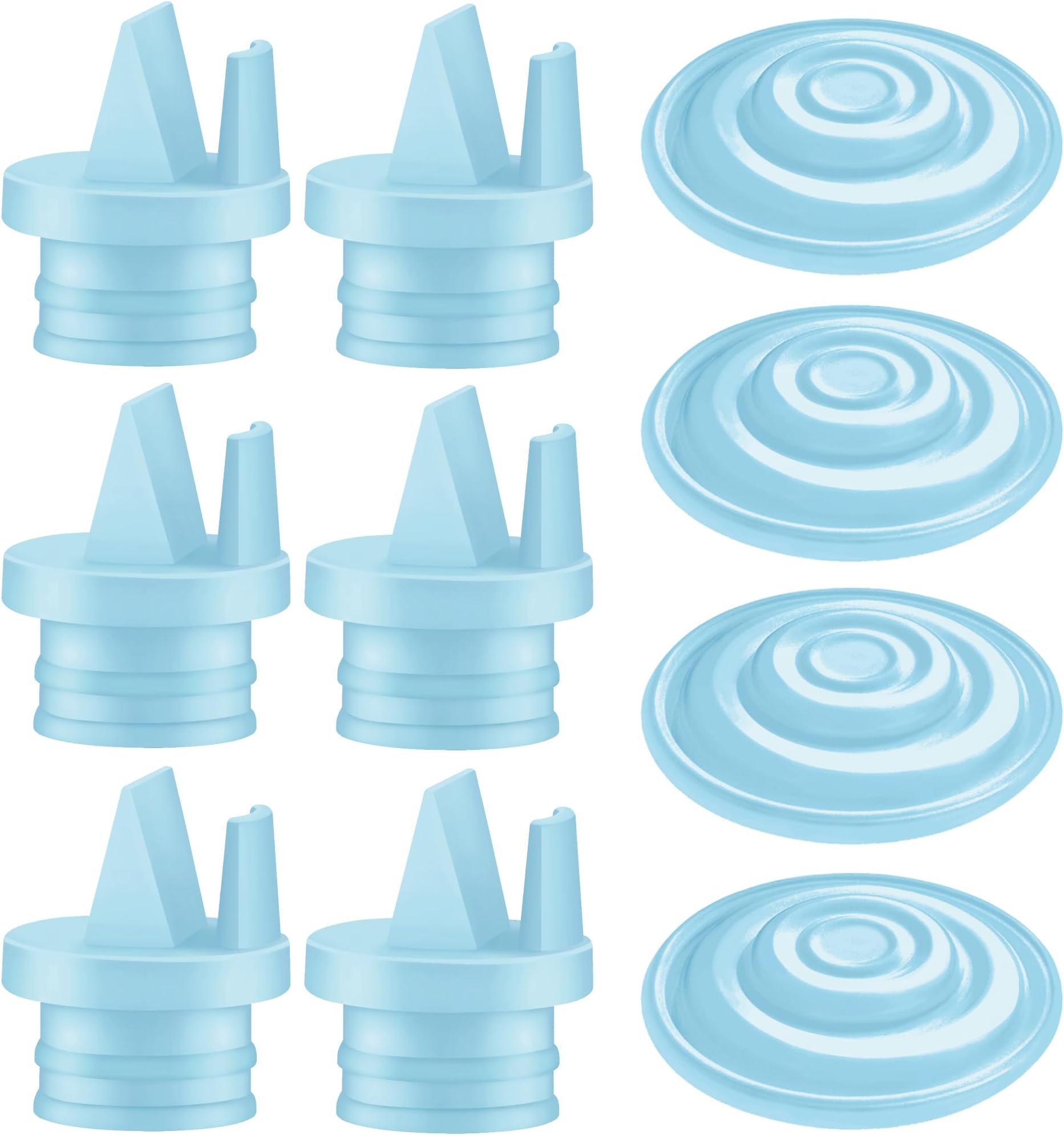 - Pump Parts Incl Duckbill Valve with Pull Tab Silicone Diaphragm Compatible with Spectra S1, S2, Synergy Gold; Not Original Spectra Pump Parts; 10 pc Blue