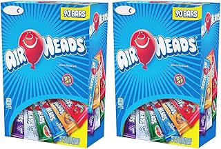 Airheads SUSIVP Chewy Fruit Candy, Variety Pack, 90 Count (Pack of 2)