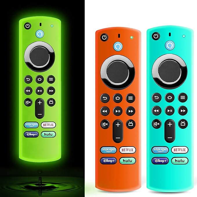 (3 Pack) Wevove Fire Stick Remote Cover for Alexa Voice