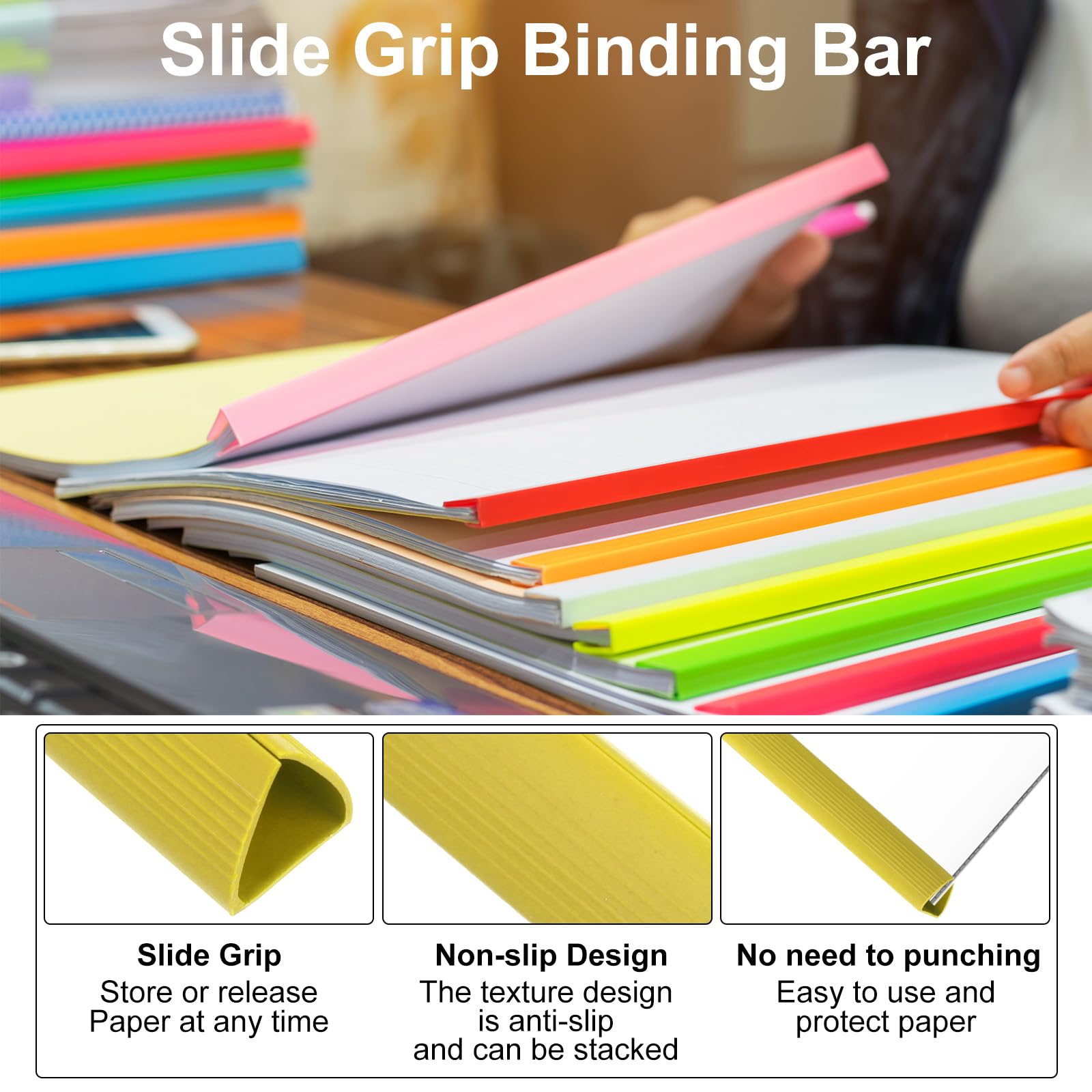 PATIKIL 20Pcs Binding Bars - Image 4