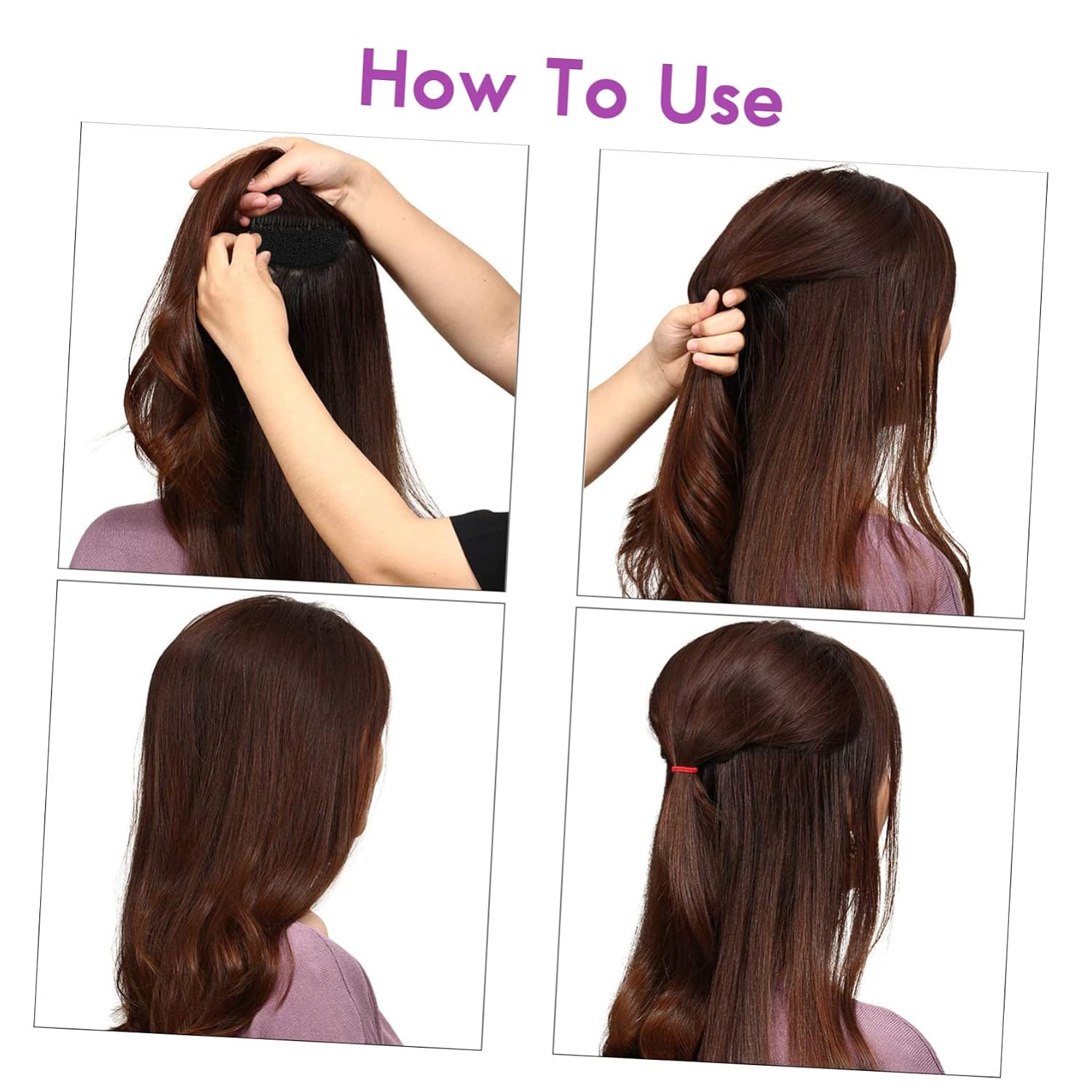 6Pcs Hair Sponge Shaper Comb Hair Styling Accessories for Women for and Volume Enhancement