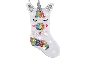 17 Inches Christmas Stockings with Led Light, Light Up Christmas Stocking, Xmas...