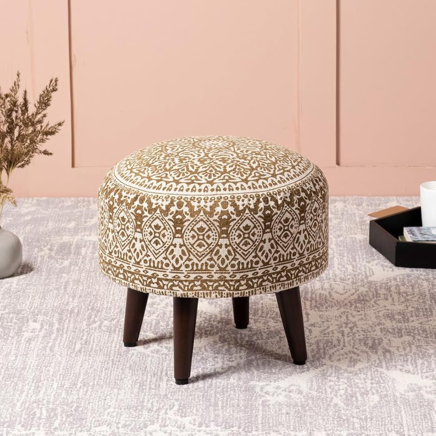 See full amazon price history chart for nestroots Ottoman Stool for Living Room | Pouffes for Sitting Printed Ottoman | Foot Rest Ottoman stools with 4 Wooden Legs (14 inch Height, Yellow) nestroots Ottoman Stool for Living Room | Pouffes for Sitting Printed Ottoman | Foot Rest Ottoman stools with 4 Wooden Legs (14 inch Height, Yellow) (B082F12WGT) Amazon Price History, Amazon Price Tracker